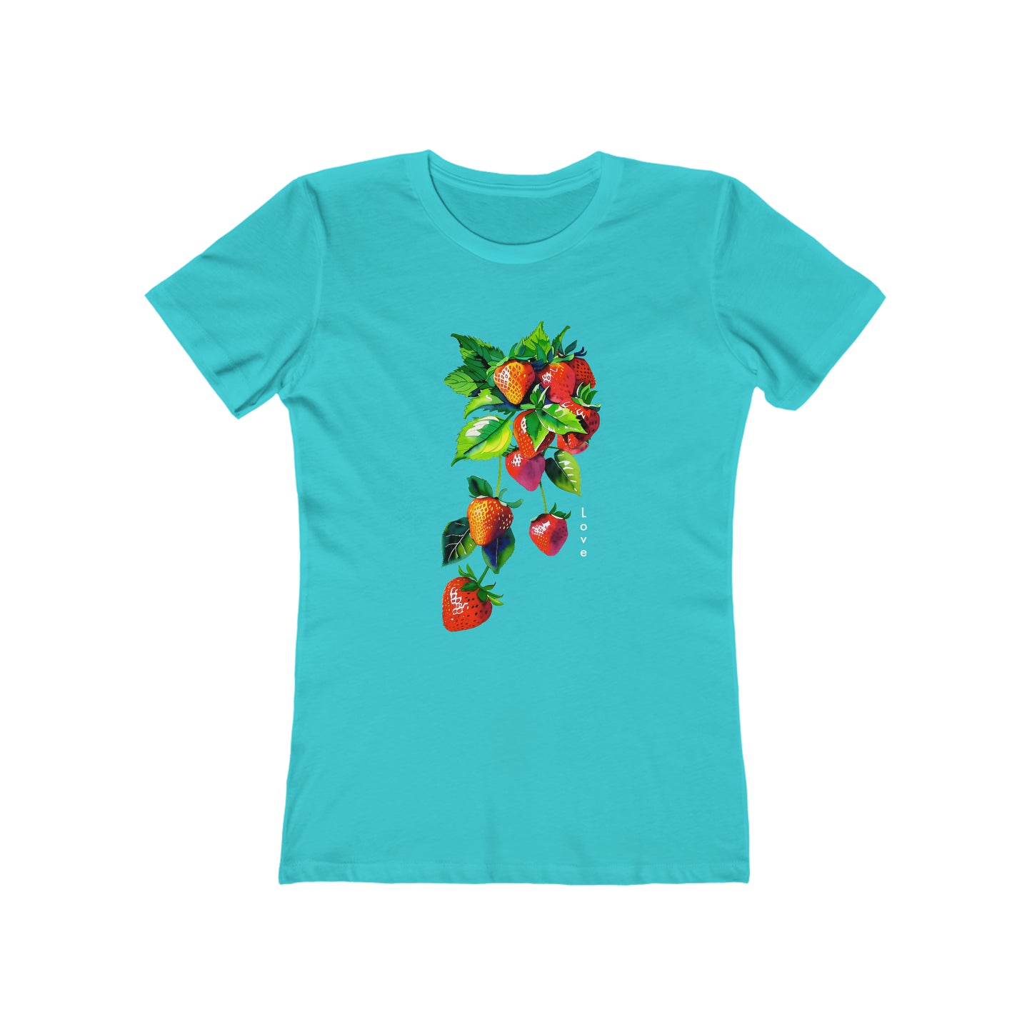 Strawberry Love: Feminine Cut Classic Tee