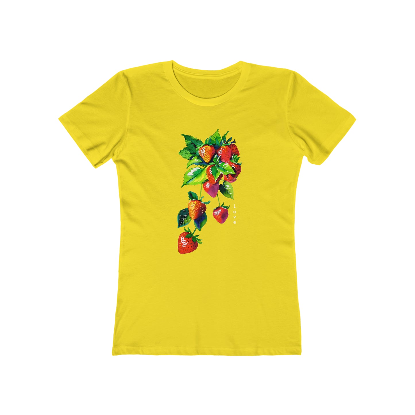Strawberry Love: Feminine Cut Classic Tee