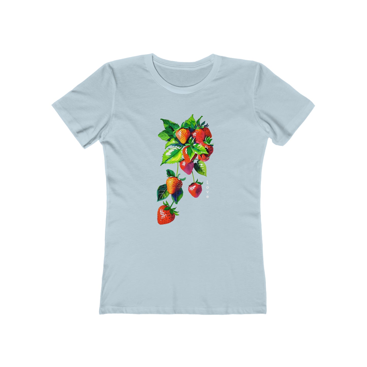 Strawberry Love: Feminine Cut Classic Tee