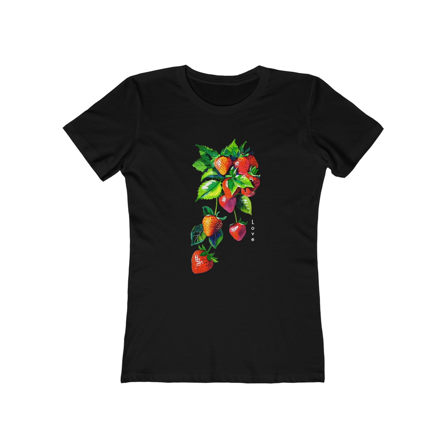 Strawberry Love: Feminine Cut Classic Tee