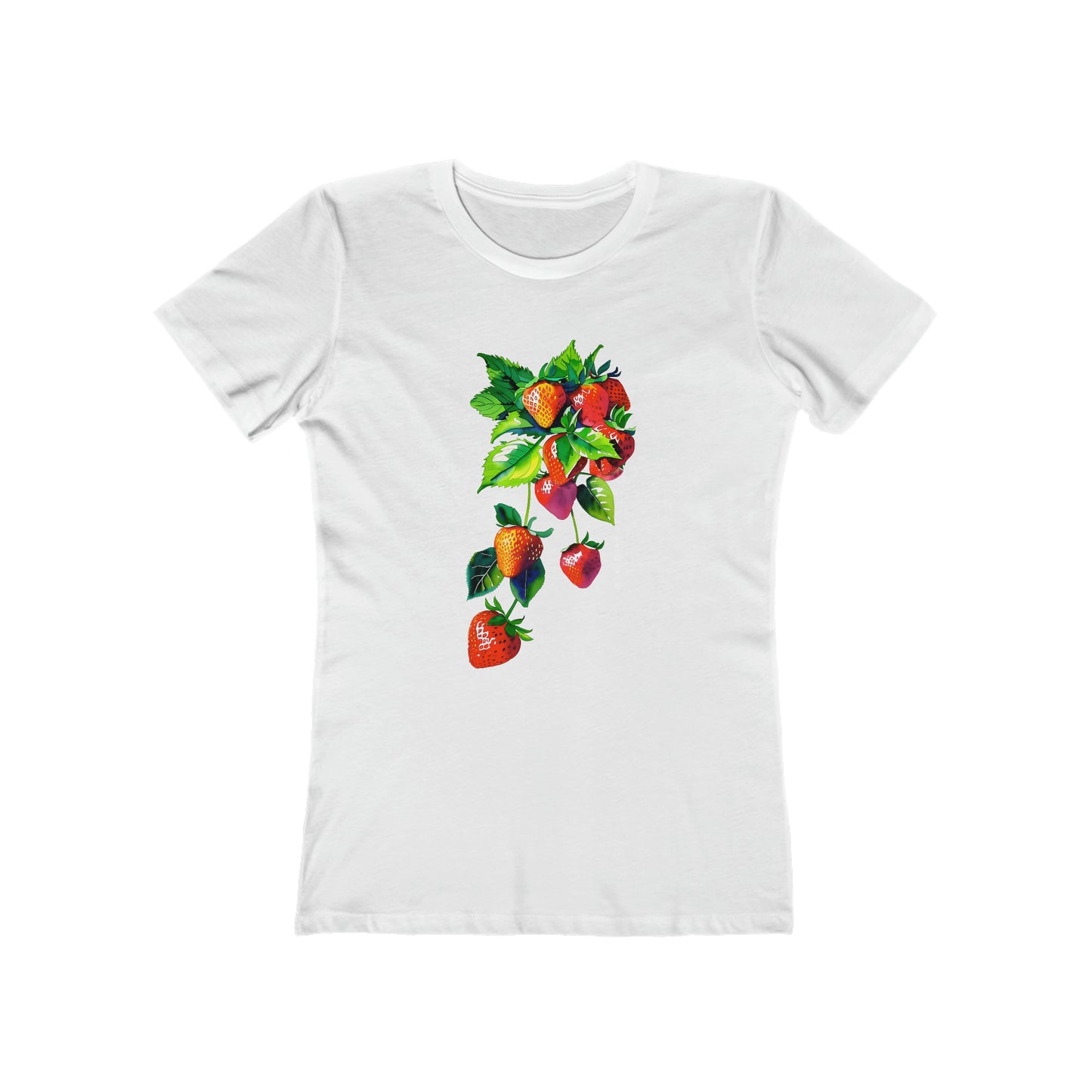 Strawberry Love: Feminine Cut Classic Tee