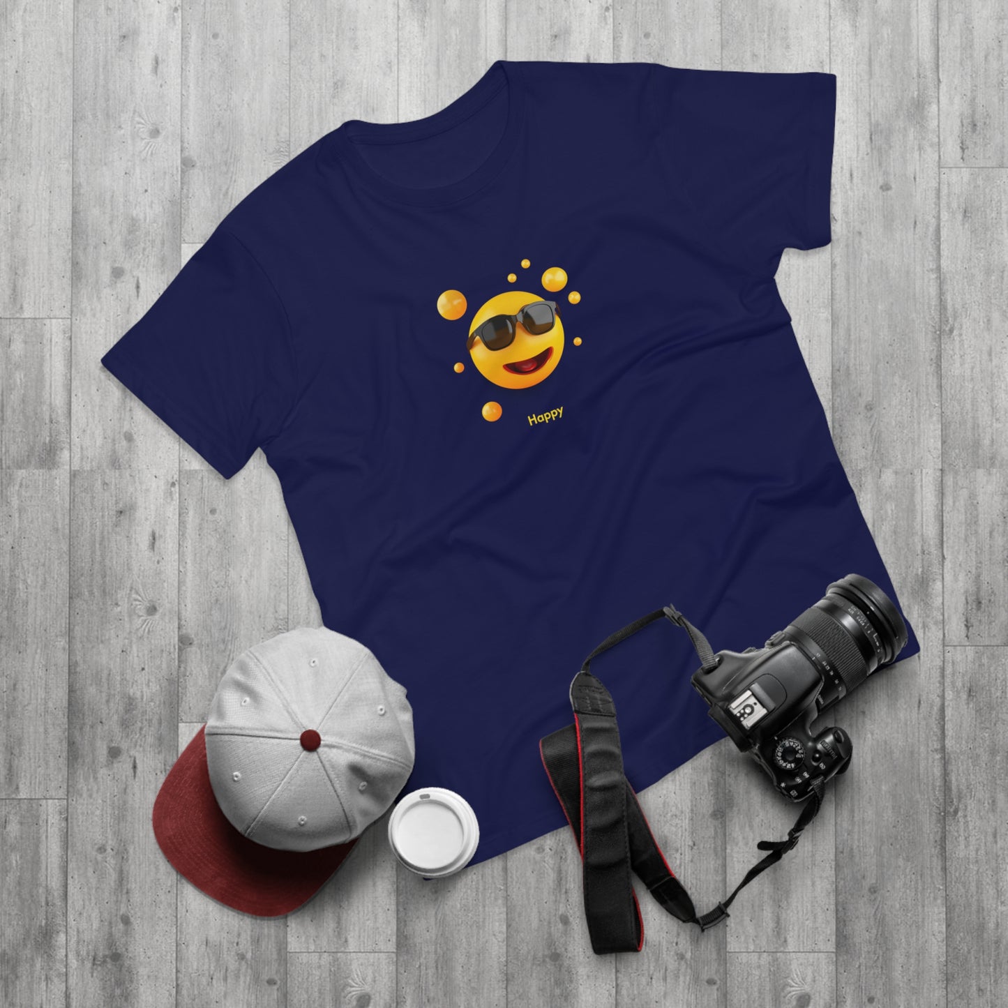Radiate Positivity: Men's Happy Face Tee