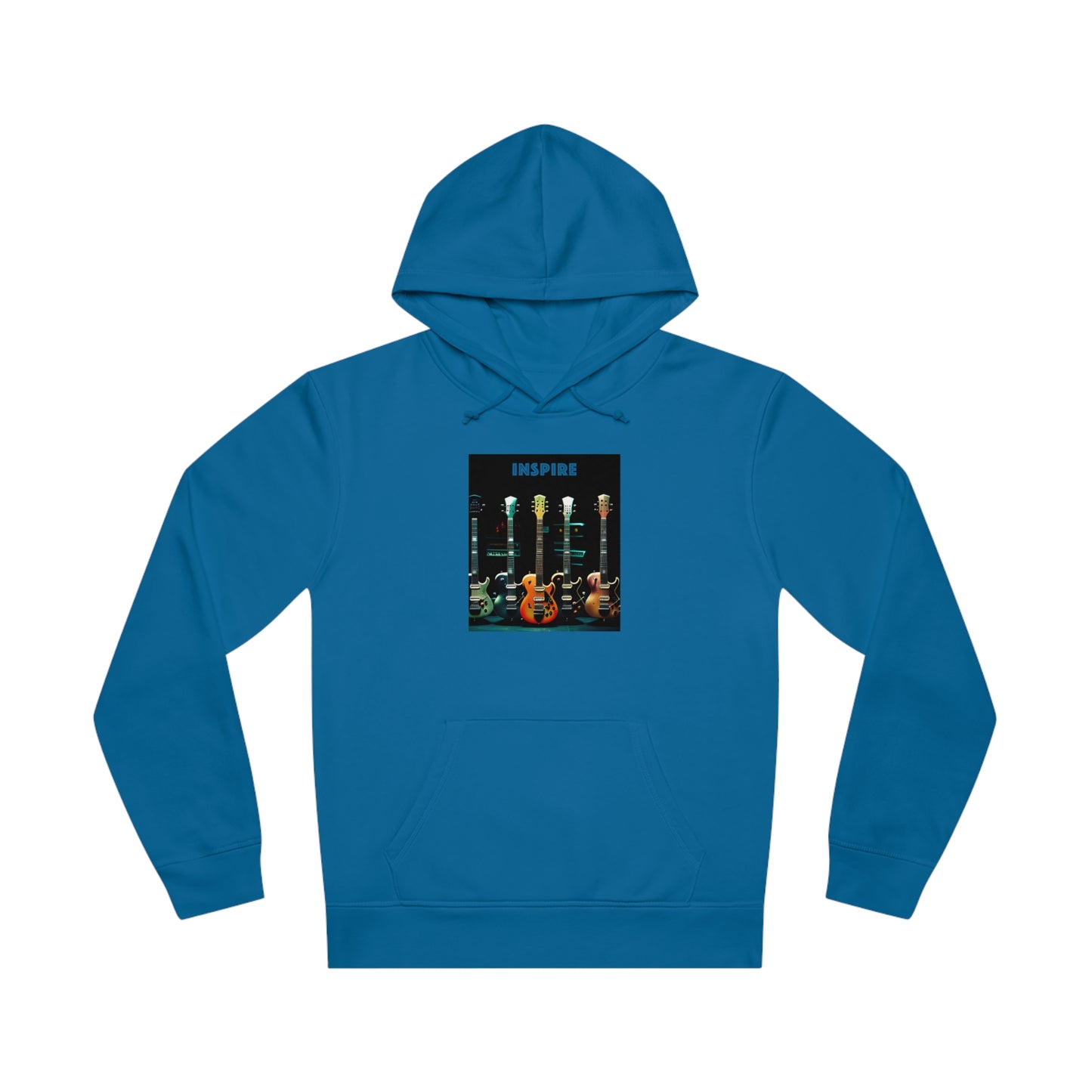 Guitar Serenade: Unisex Inspire Drummer Hoodie