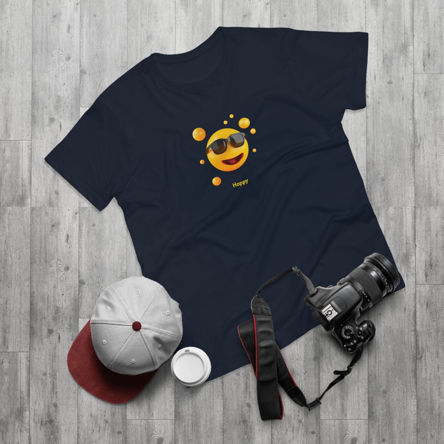 Radiate Positivity: Men's Happy Face Tee