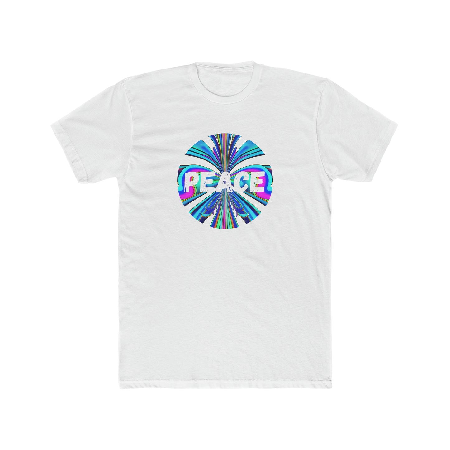 Psychedelic Peace Circle Men's Tee