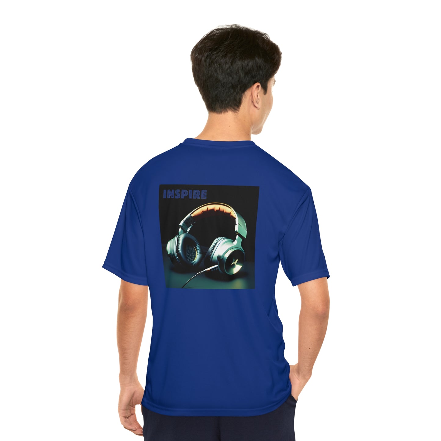 Amplify Your Inspiration: Men's Performance Guitar Tee