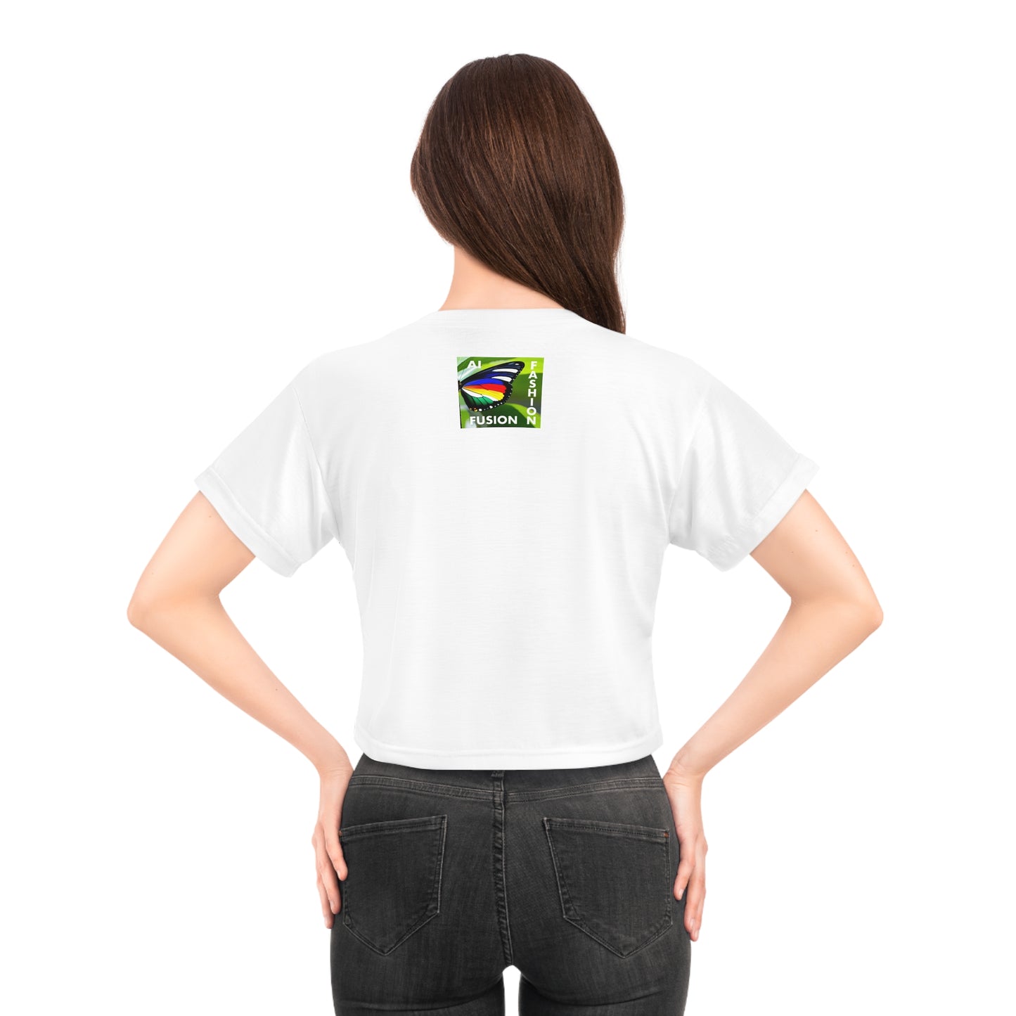 Surreal Dreamscape: Women's Dream Big Crop Tee