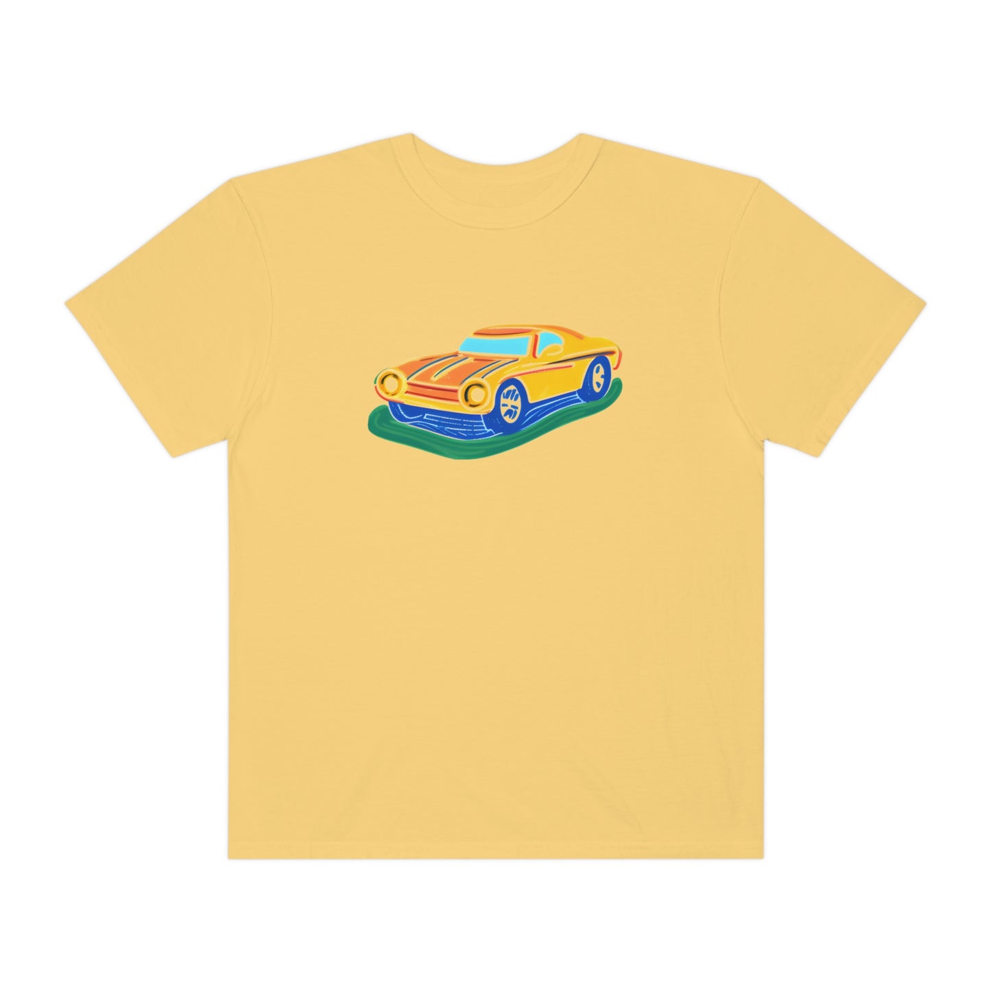 Retro Love Ride - Unisex Garment-Dyed T-shirt