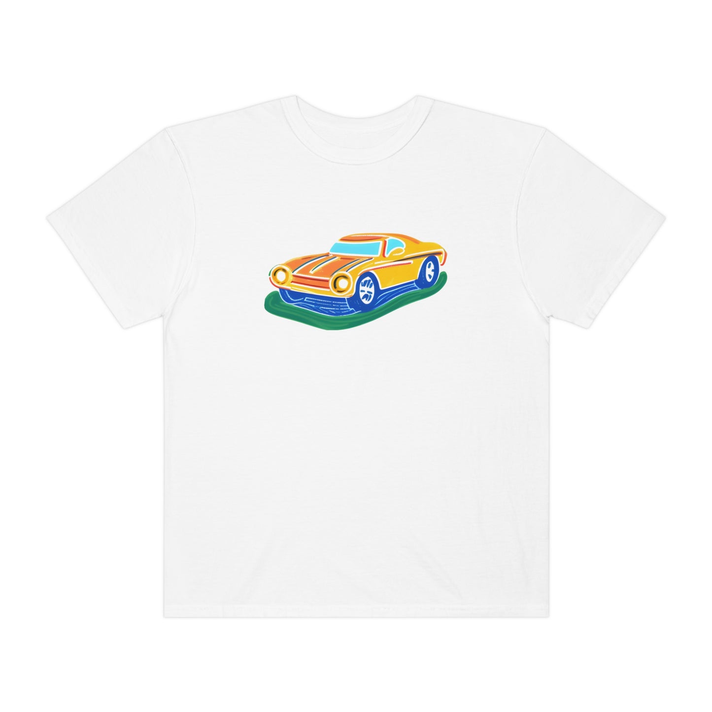 Retro Love Ride - Unisex Garment-Dyed T-shirt