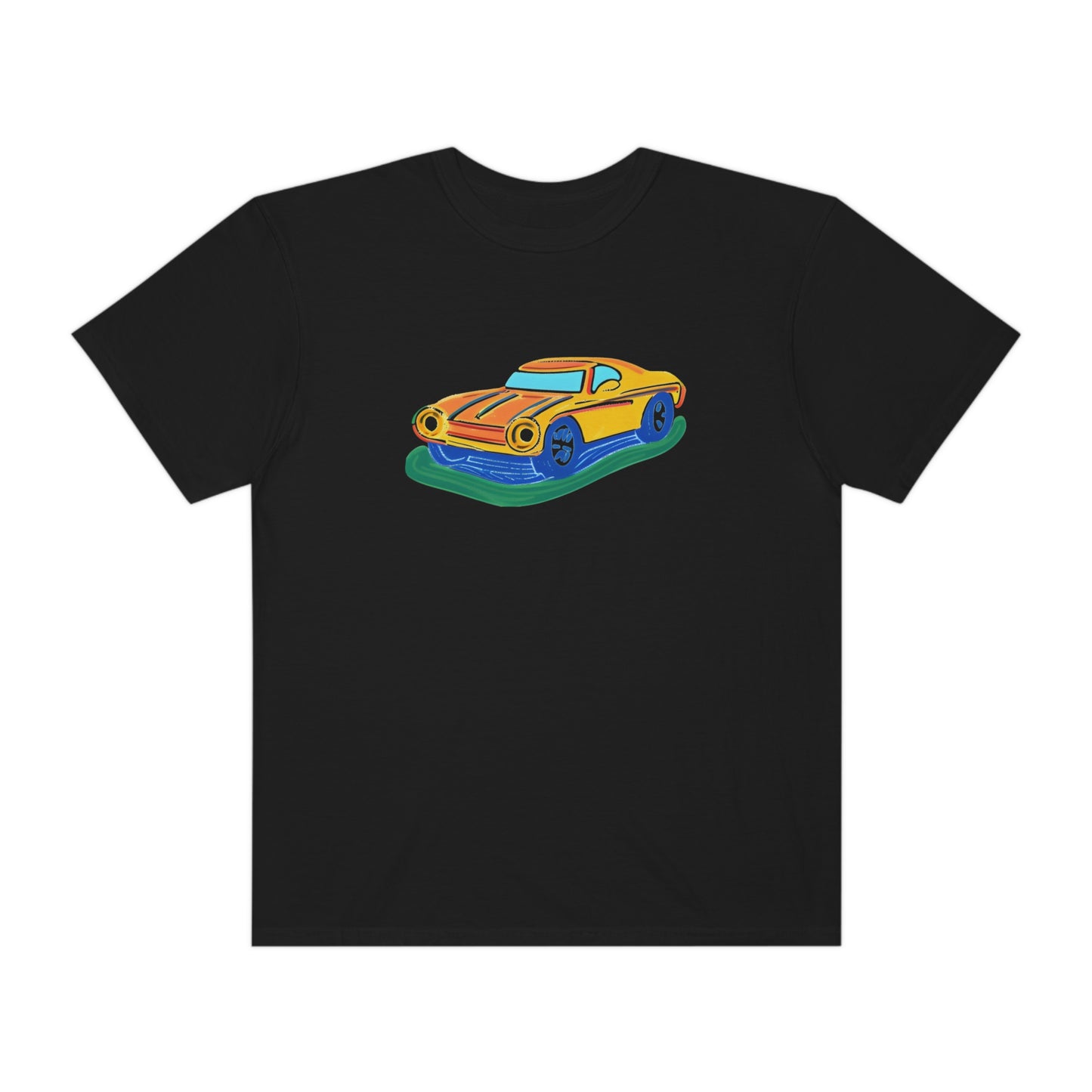 Retro Love Ride - Unisex Garment-Dyed T-shirt