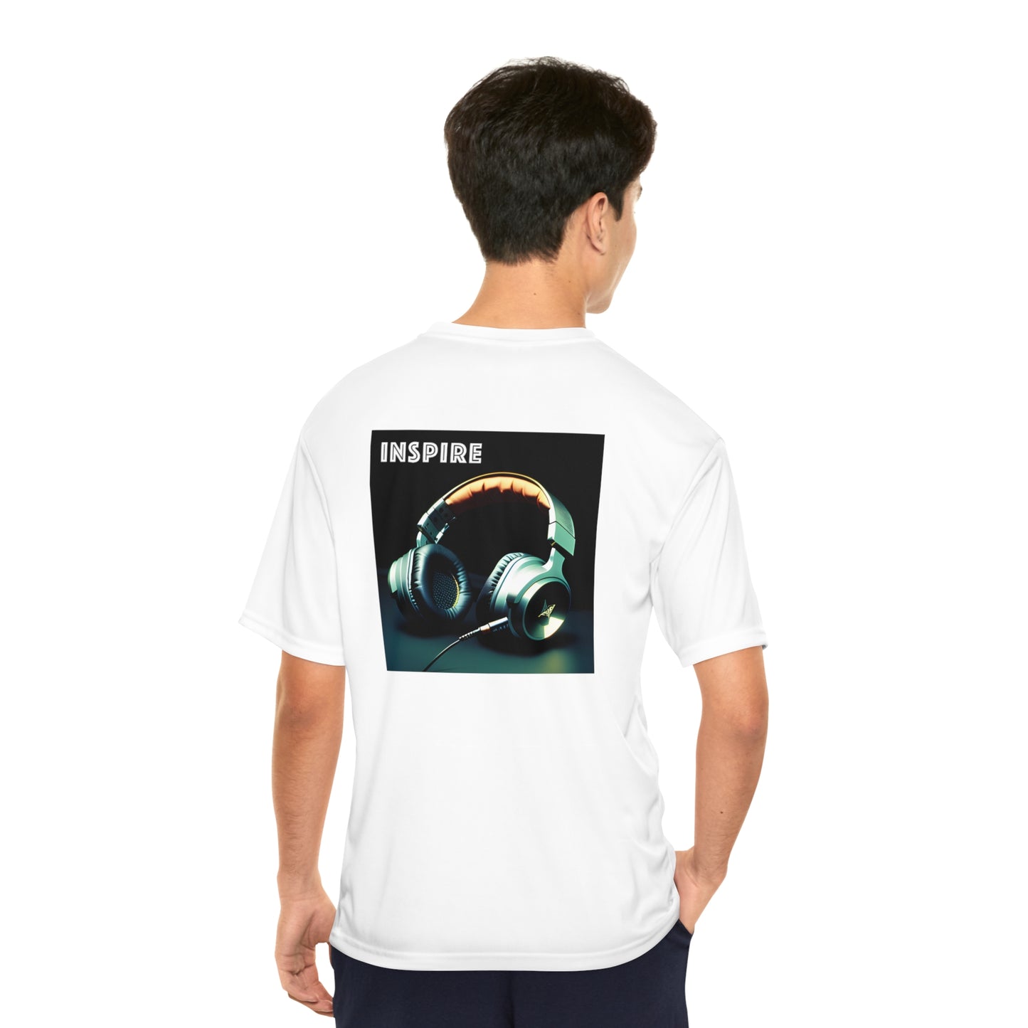 Amplify Your Inspiration: Men's Performance Guitar Tee