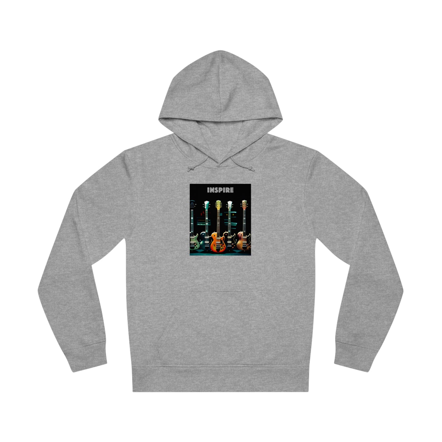Guitar Serenade: Unisex Inspire Drummer Hoodie