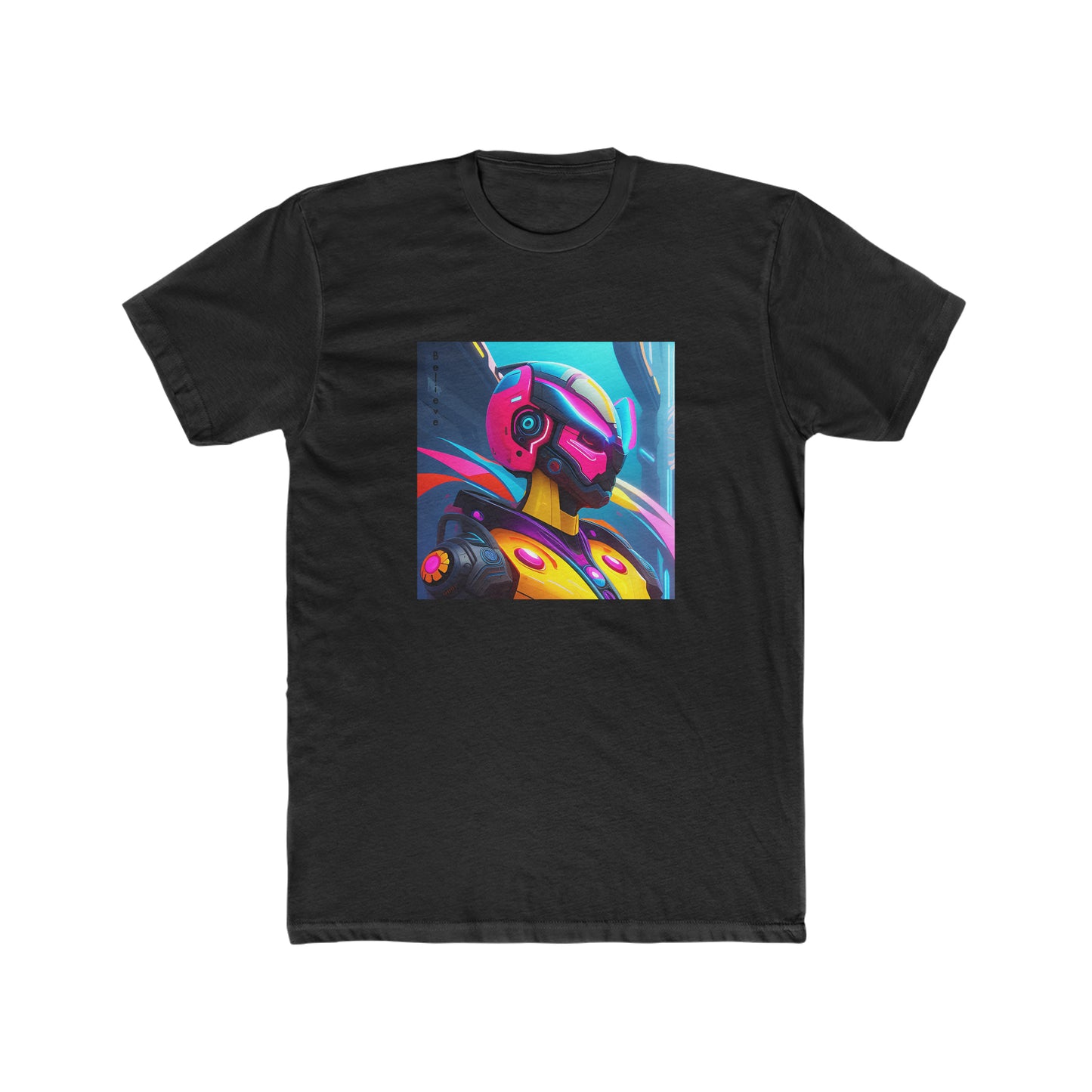 Cyber Punk Dreams - Men's Cotton Crew Tee