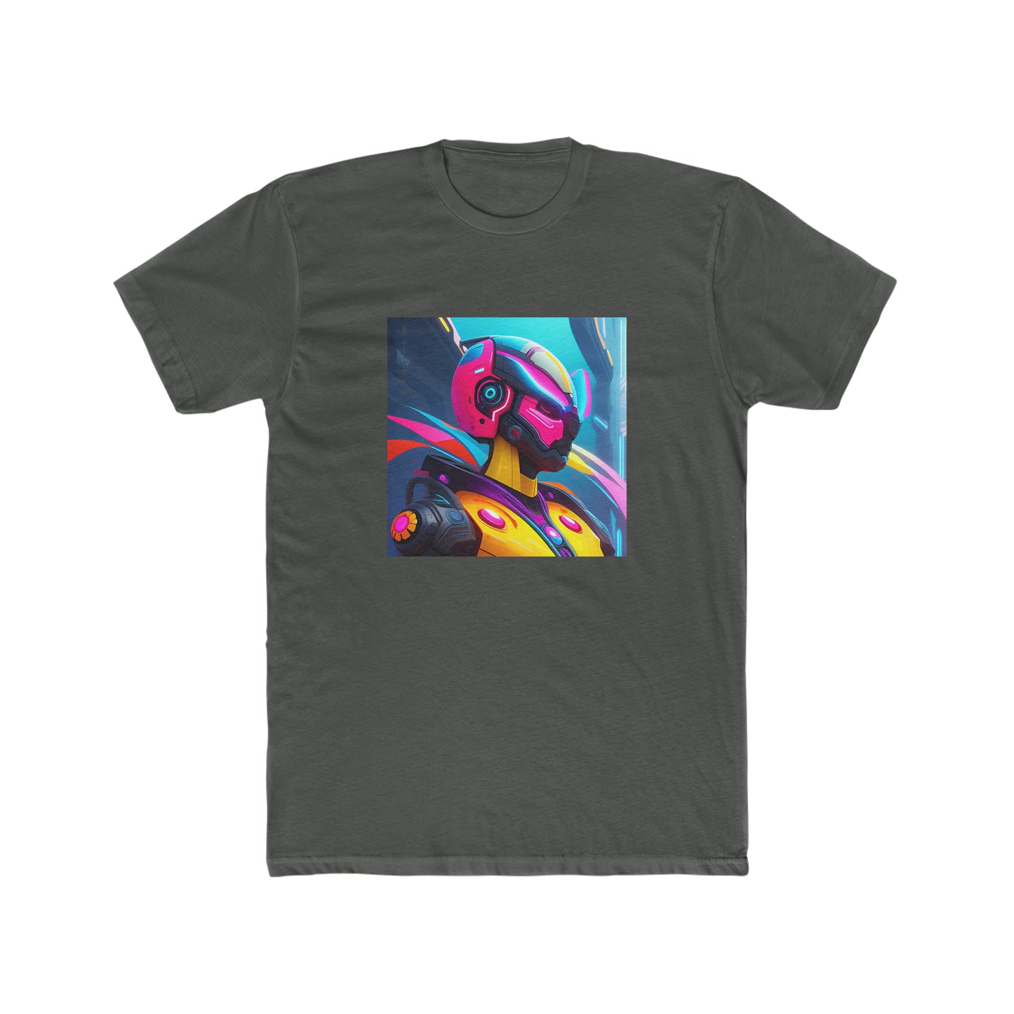 Cyber Punk Dreams - Men's Cotton Crew Tee