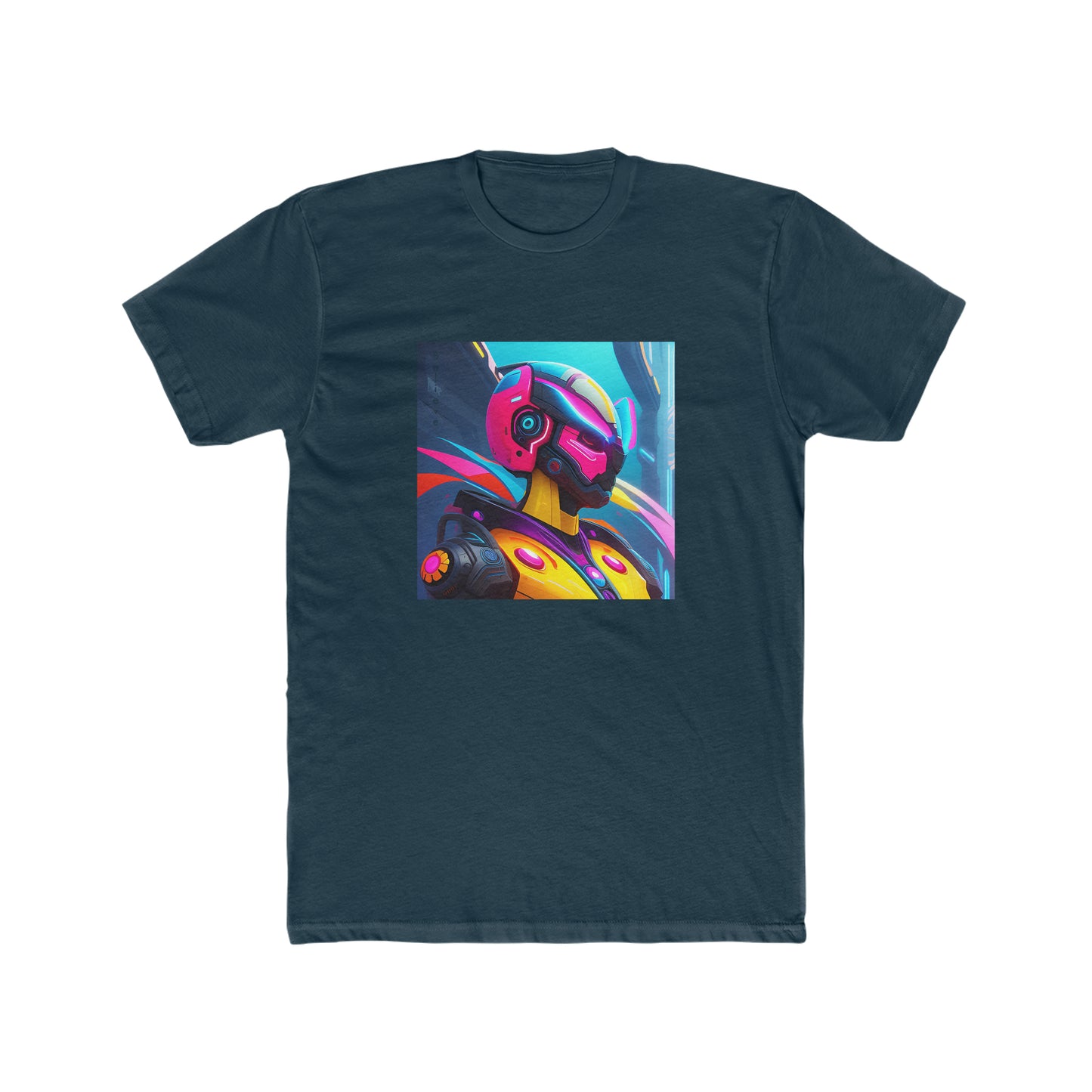 Cyber Punk Dreams - Men's Cotton Crew Tee