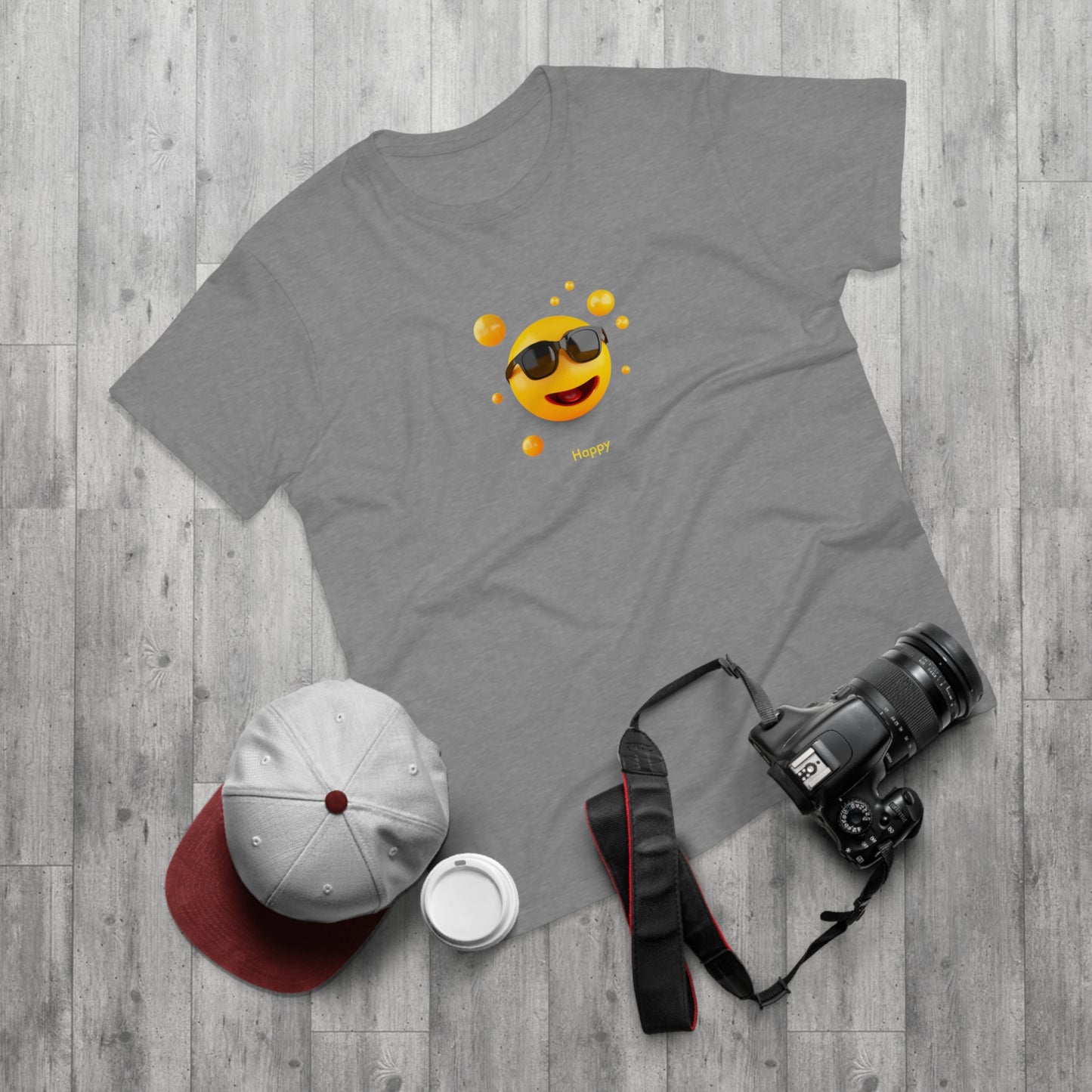 Radiate Positivity: Men's Happy Face Tee