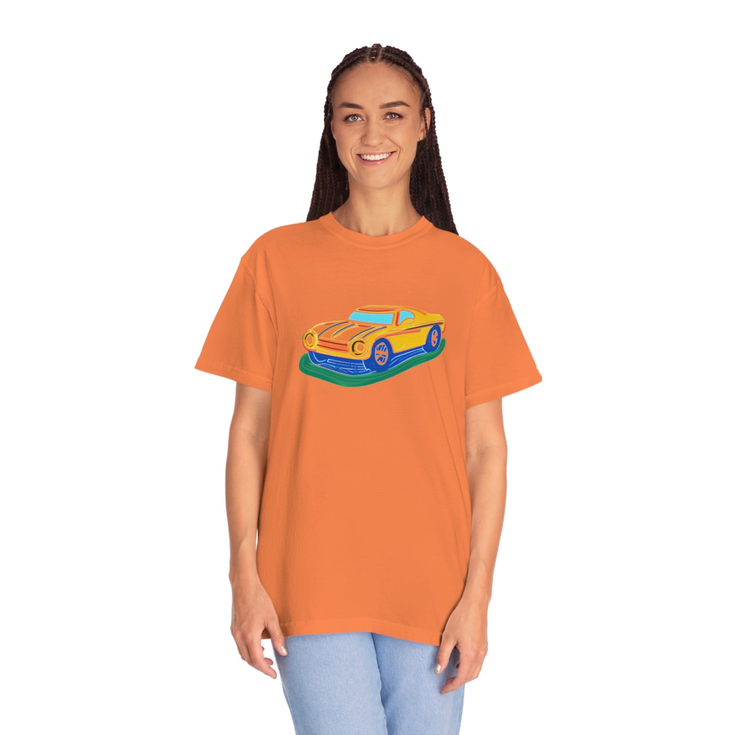 Retro Love Ride - Unisex Garment-Dyed T-shirt