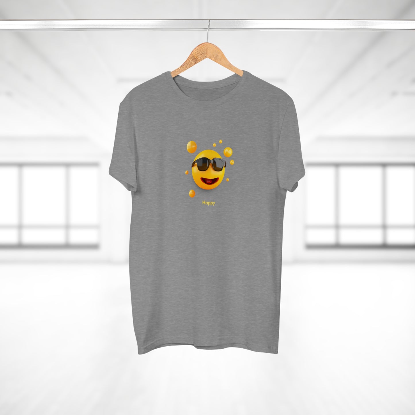 Radiate Positivity: Men's Happy Face Tee