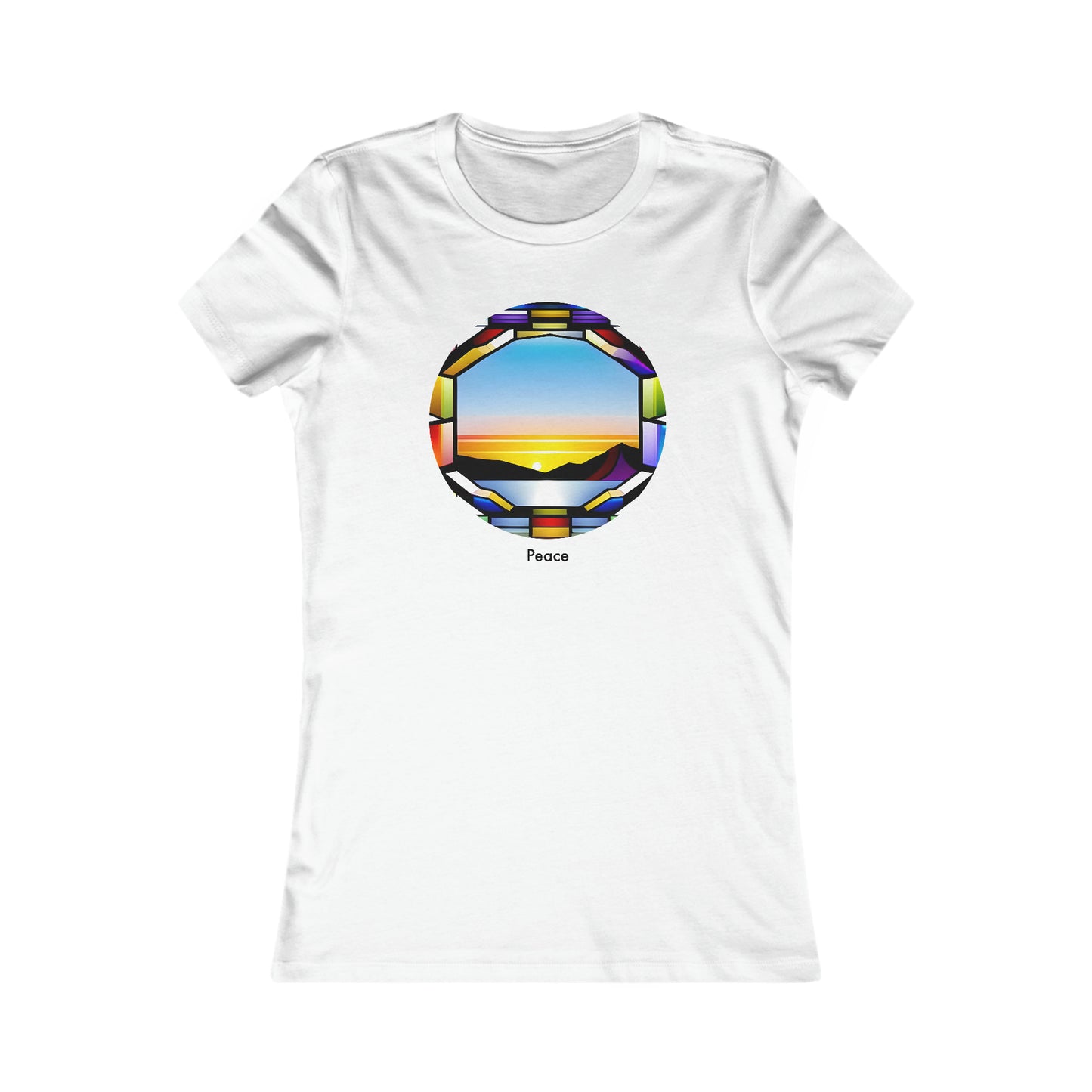 Discover the Serenity of our Peaceful Sunset Favorite Tee