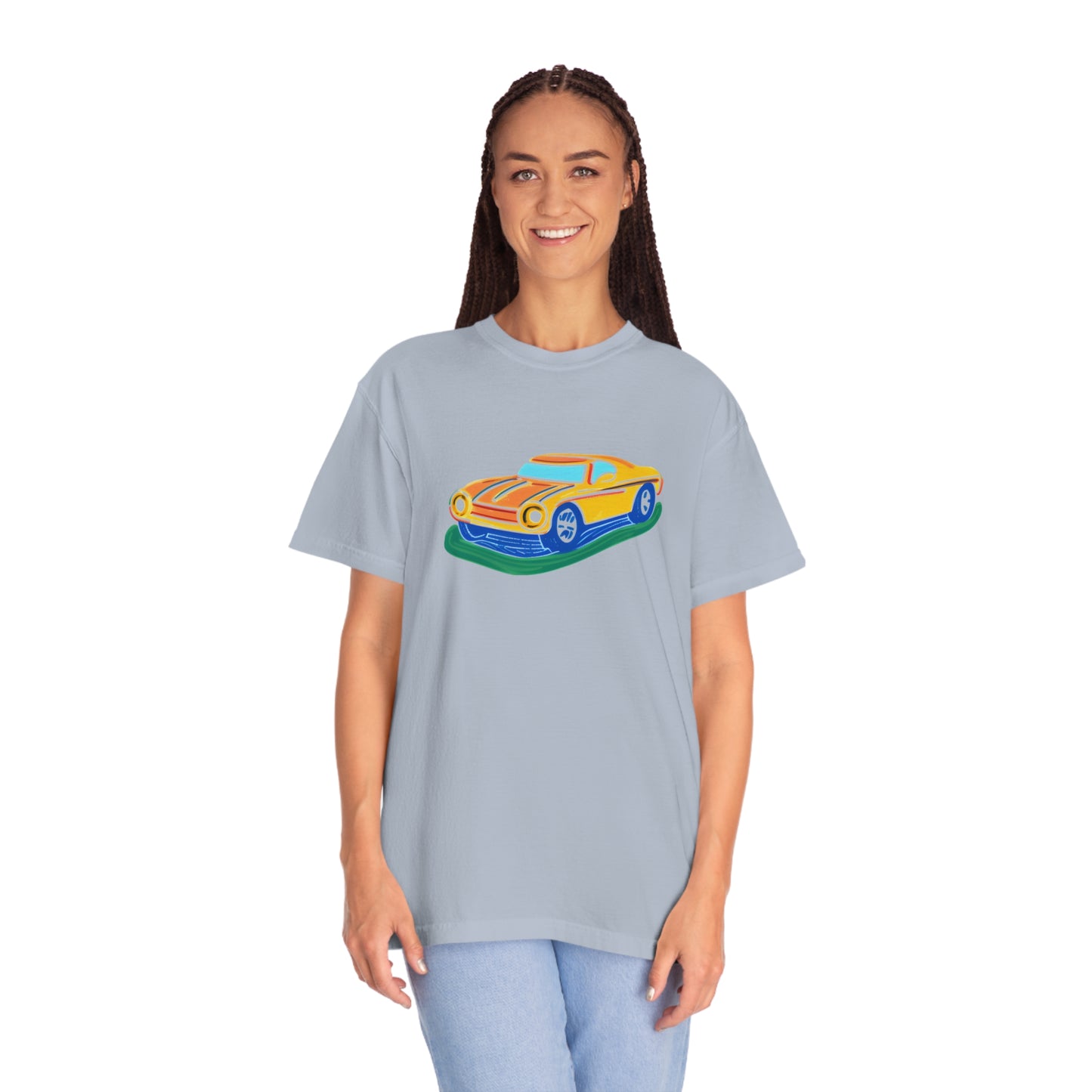 Retro Love Ride - Unisex Garment-Dyed T-shirt