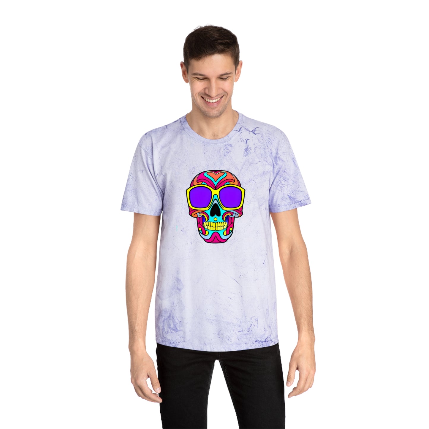 Infinite Imagination: Unisex Psychedelic Skull Tee