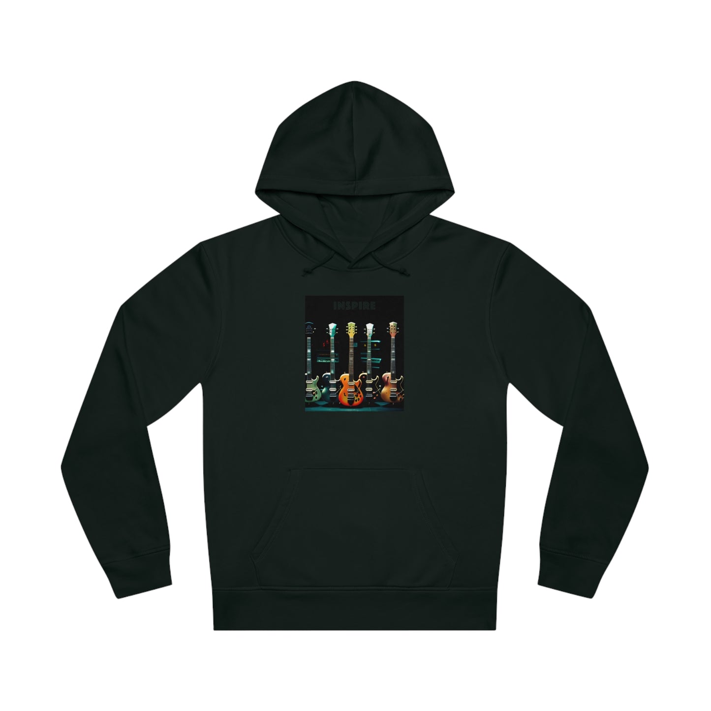Guitar Serenade: Unisex Inspire Drummer Hoodie