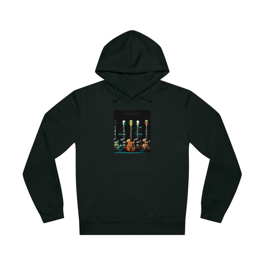 Guitar Serenade: Unisex Inspire Drummer Hoodie
