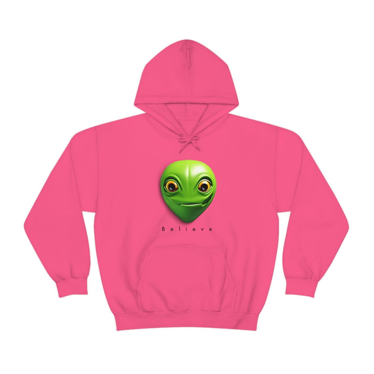 Beyond Belief: Alien-Inspired Hooded Sweatshirt