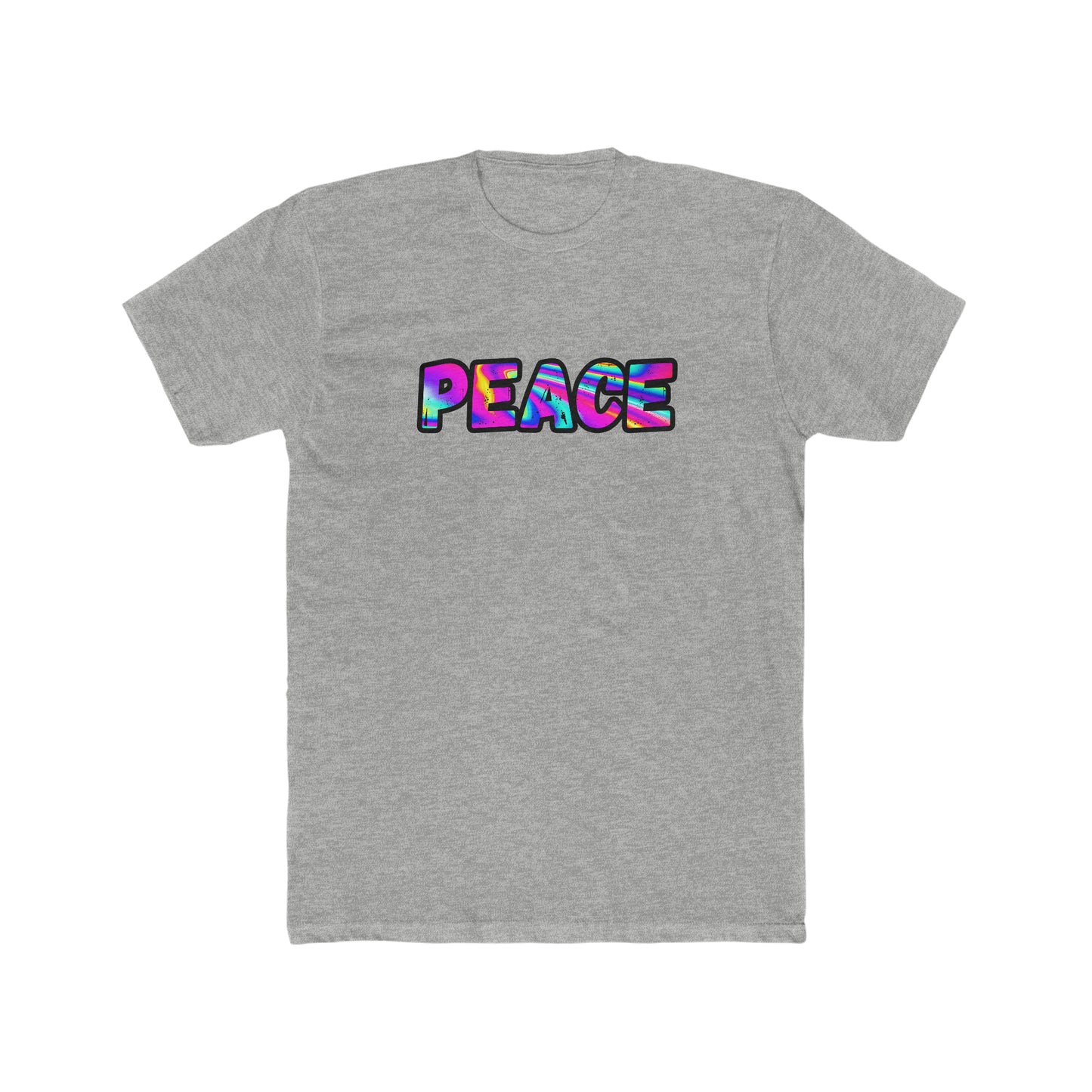 Psychedelic Peace Men's Cotton Crew Tee