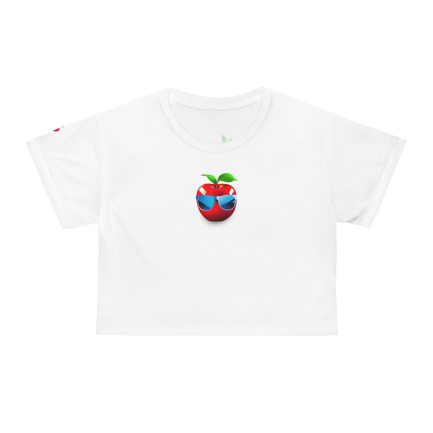 Chic Apple Vibes Crop Top - Embrace Your Creative Spark