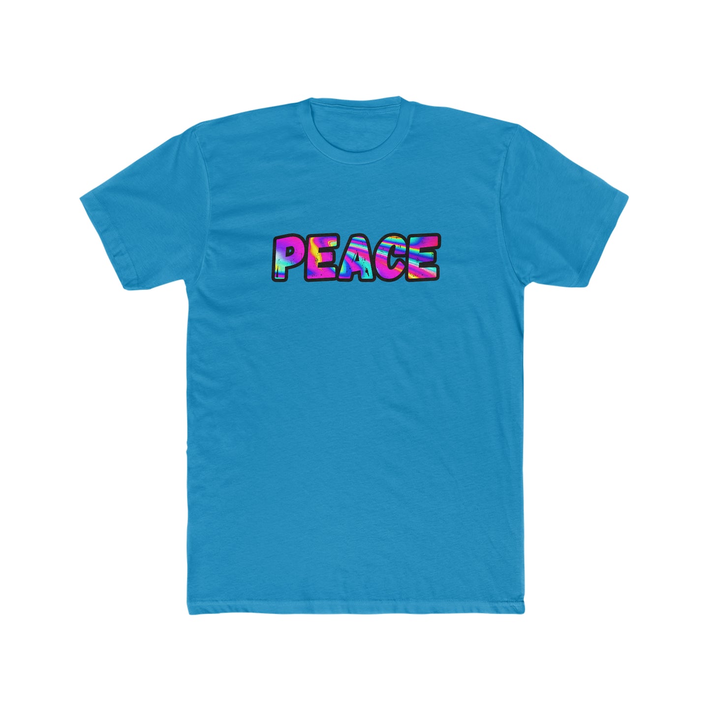Psychedelic Peace Men's Cotton Crew Tee