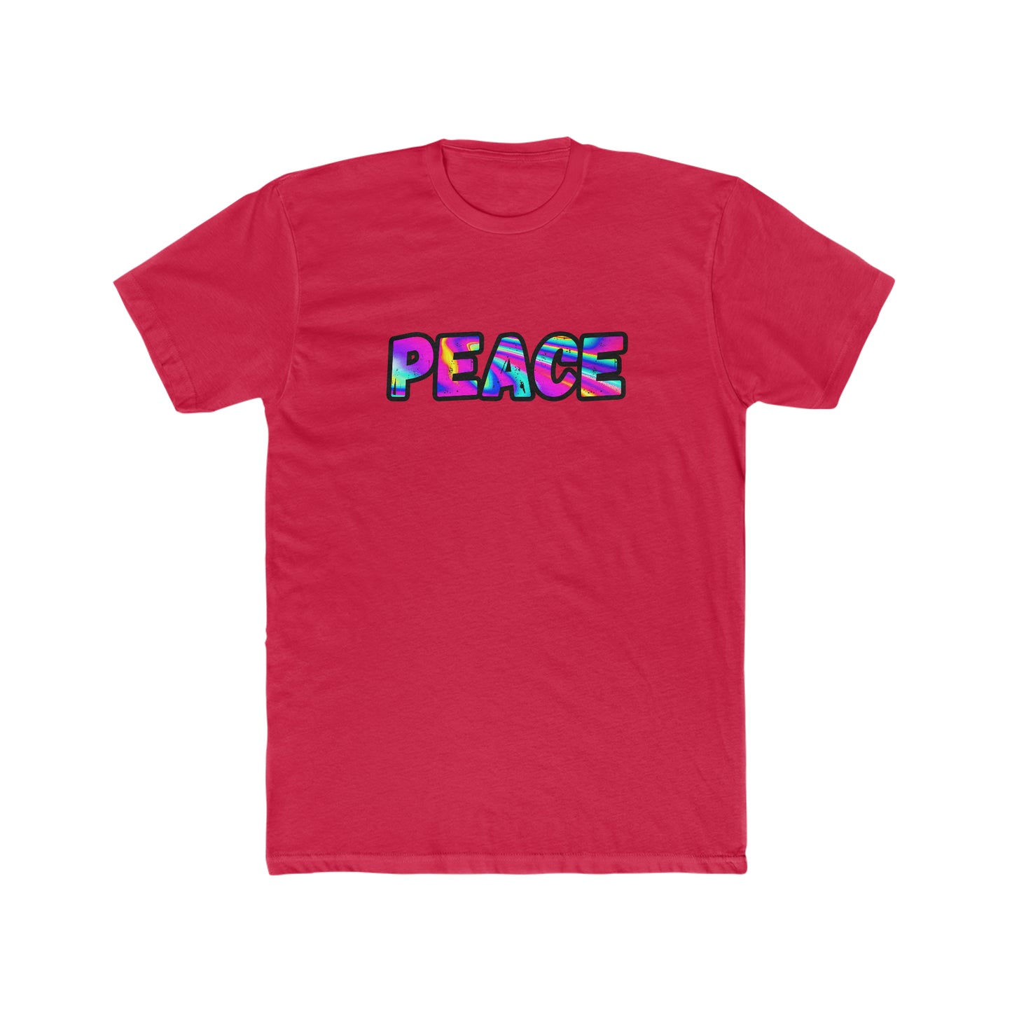 Psychedelic Peace Men's Cotton Crew Tee