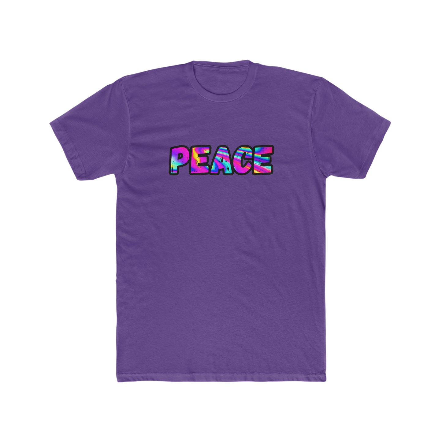 Psychedelic Peace Men's Cotton Crew Tee