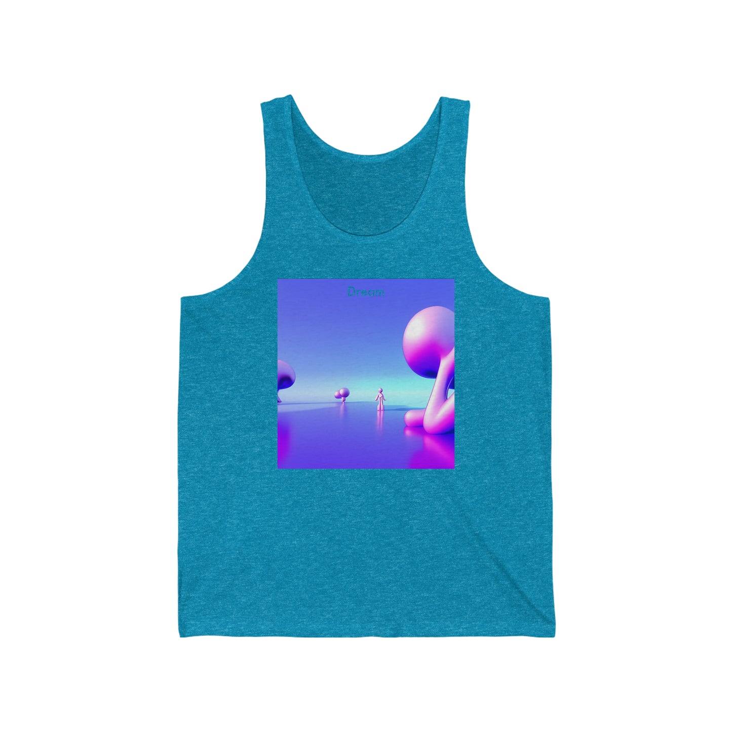 Dreamscapes Unleashed: Unisex Jersey Tank with AI-Generated Dream Vision
