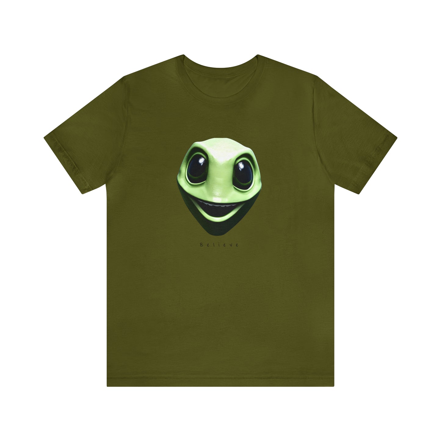Believe in Extraterrestrial Smiles - Unisex Jersey Tee