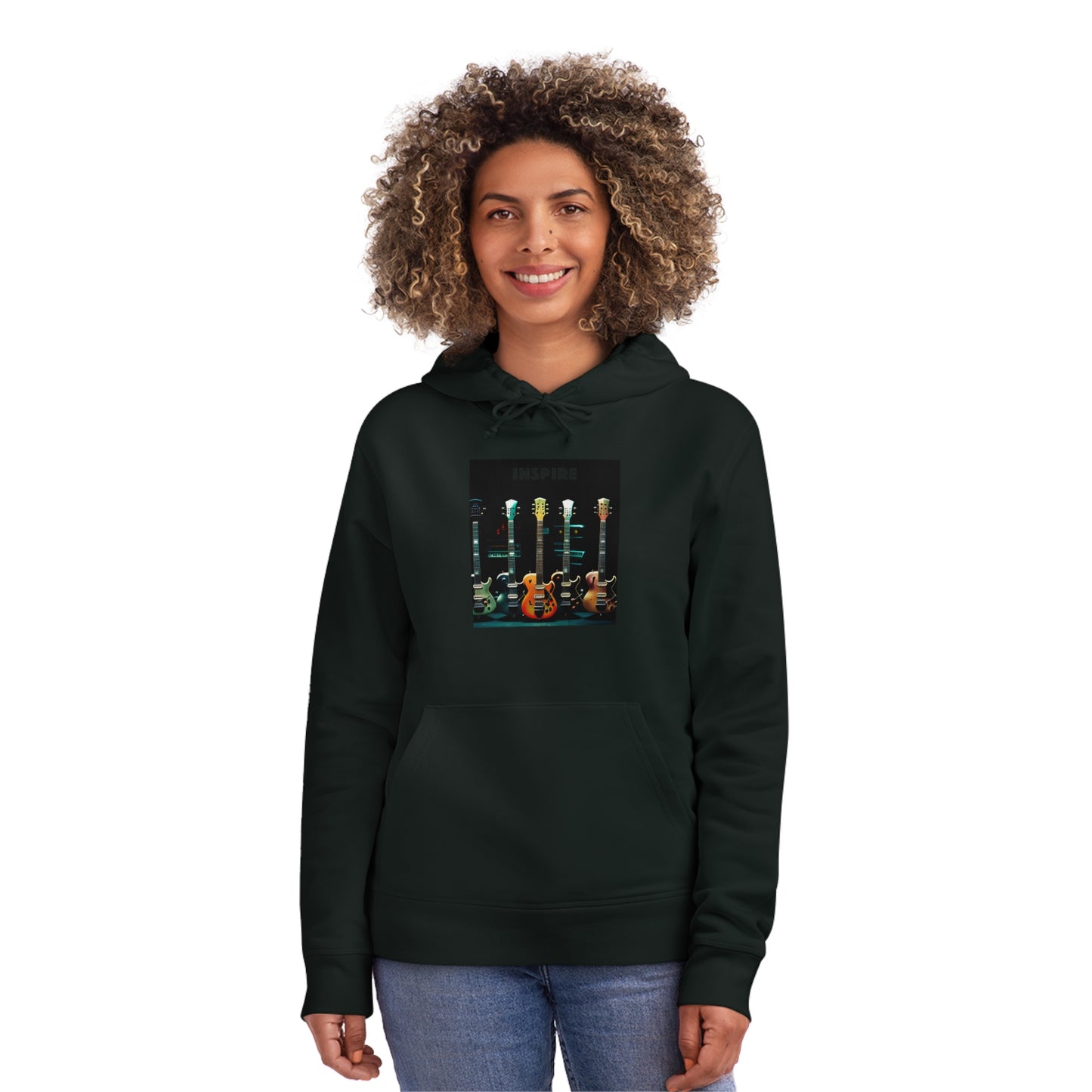 Guitar Serenade: Unisex Inspire Drummer Hoodie