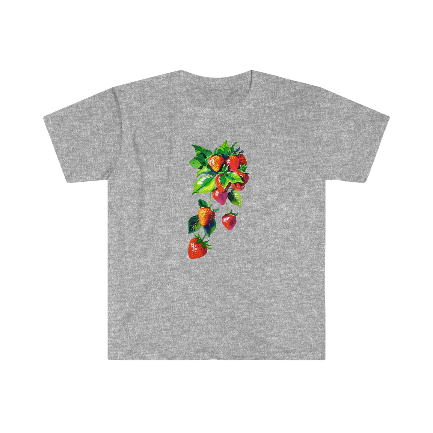 Strawberry Passion: Unisex Tee with Fruitful Charm