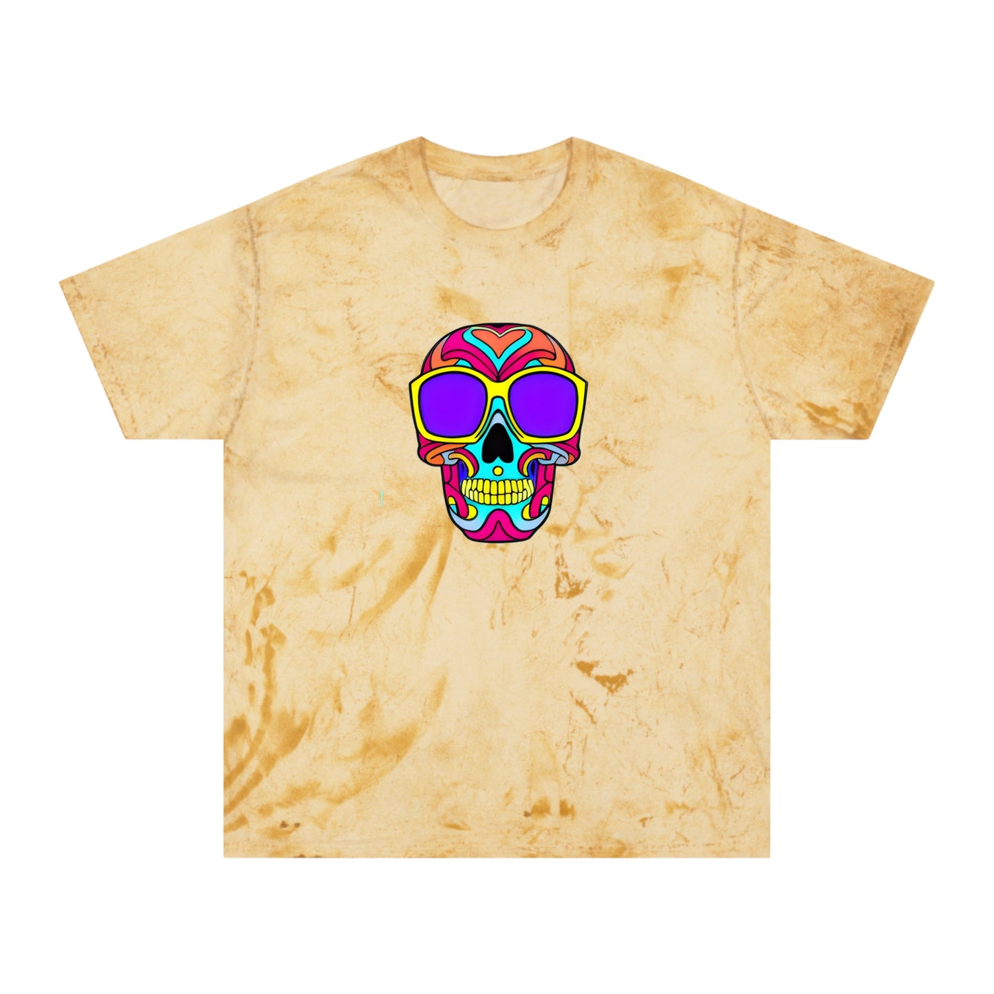 Infinite Imagination: Unisex Psychedelic Skull Tee