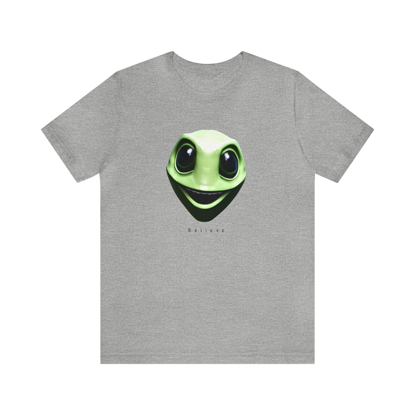 Believe in Extraterrestrial Smiles - Unisex Jersey Tee