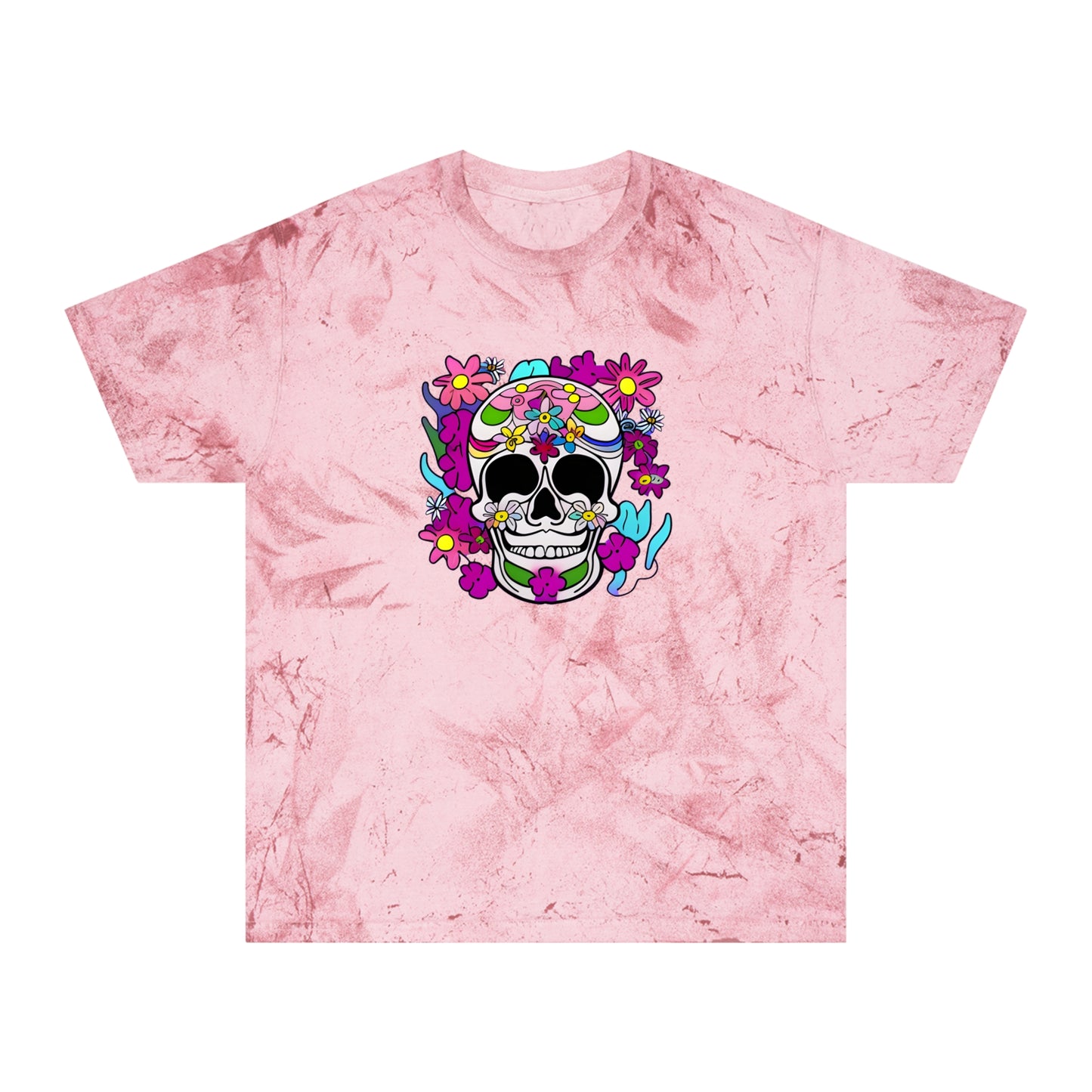 Floral Dreamscapes: Unisex Color Blast T-Shirt
