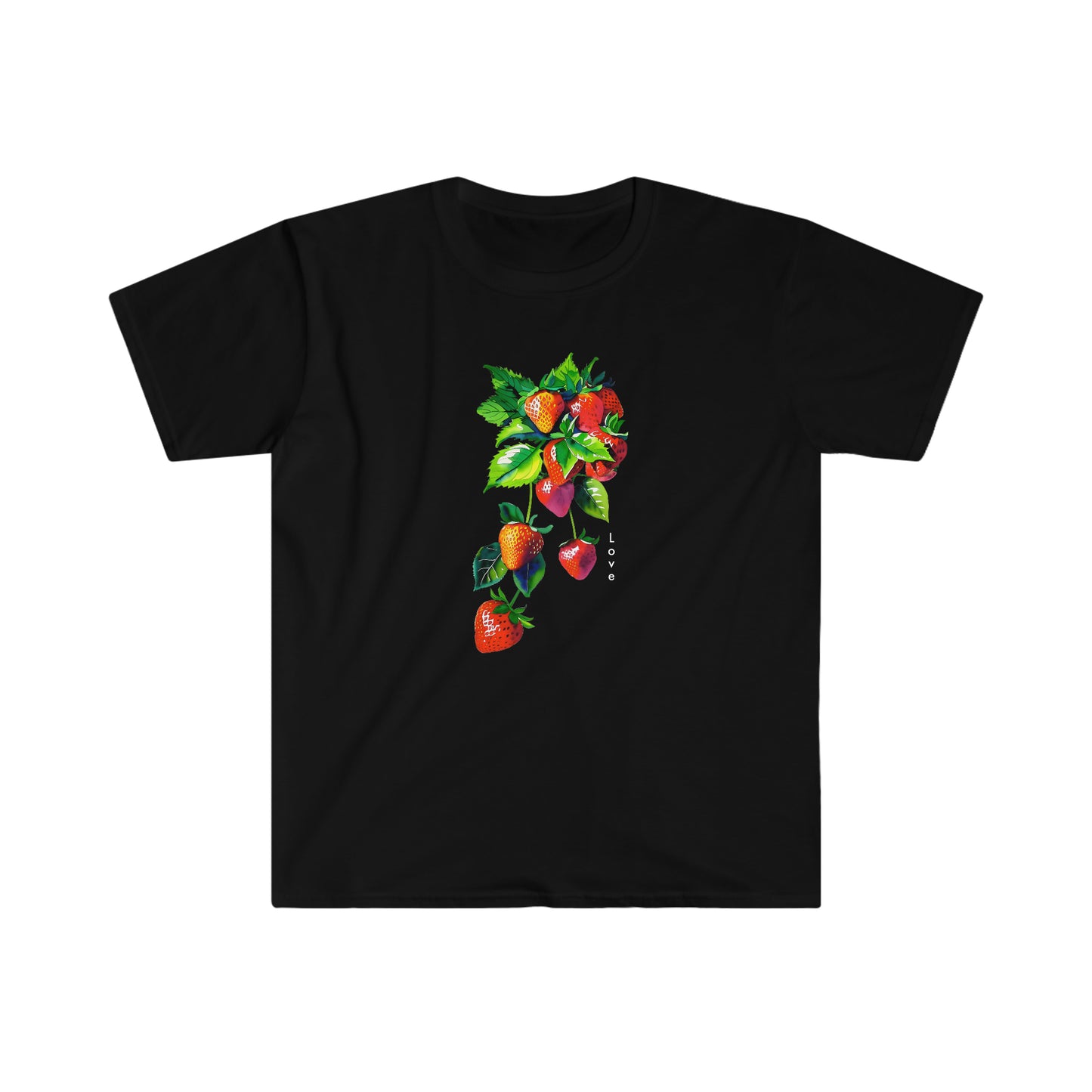 Strawberry Passion: Unisex Tee with Fruitful Charm