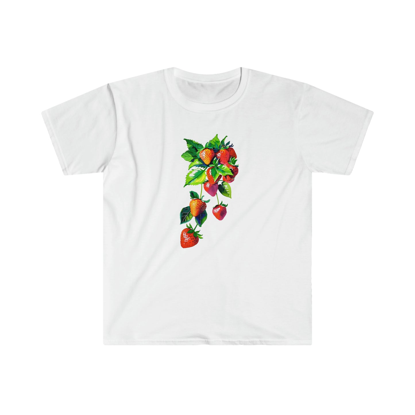 Strawberry Passion: Unisex Tee with Fruitful Charm