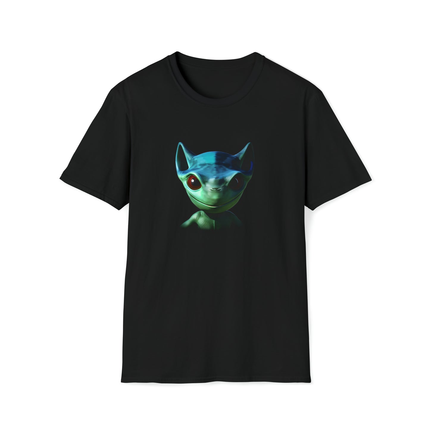 Eyes of Belief - Unisex Softstyle Tee with AI Art