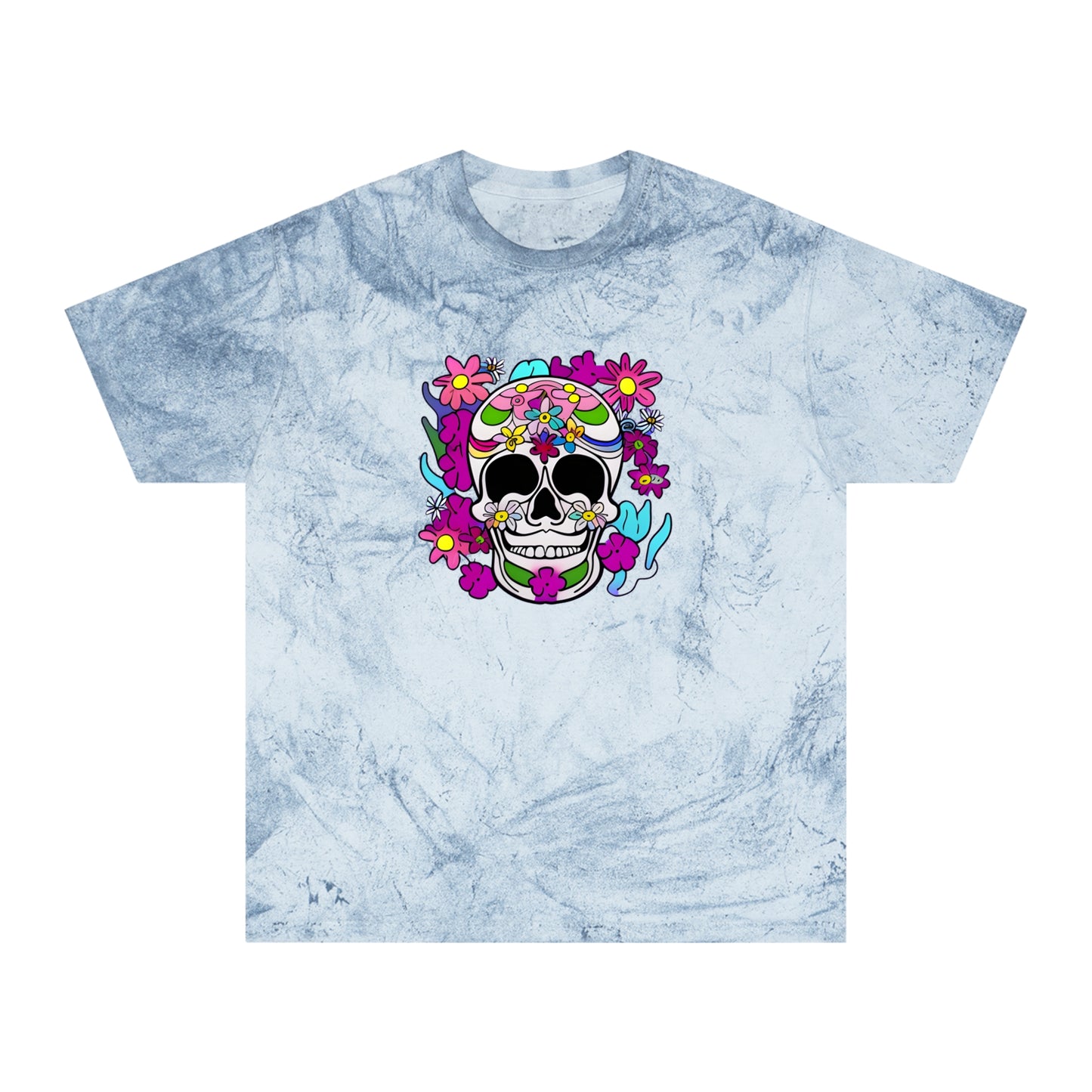 Floral Dreamscapes: Unisex Color Blast T-Shirt