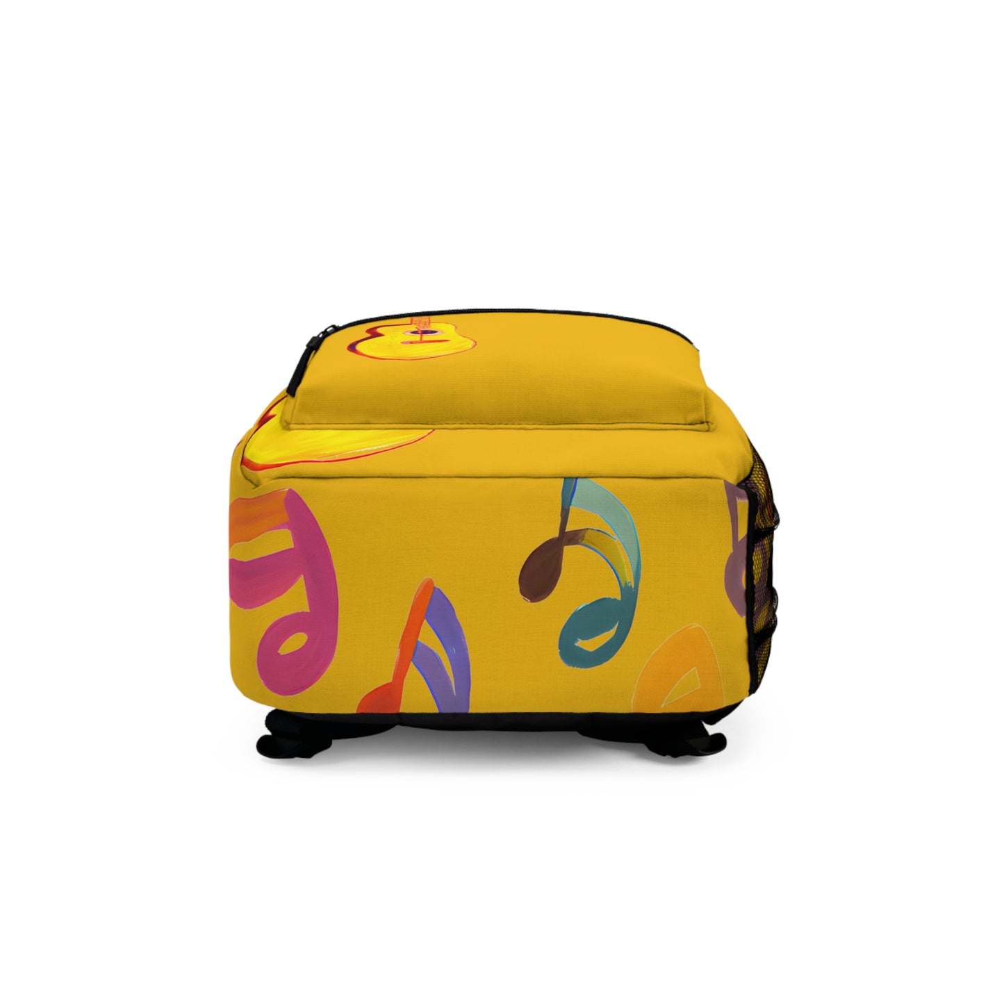 Musical Elegance: Inspire Guitar Watercolor Backpack