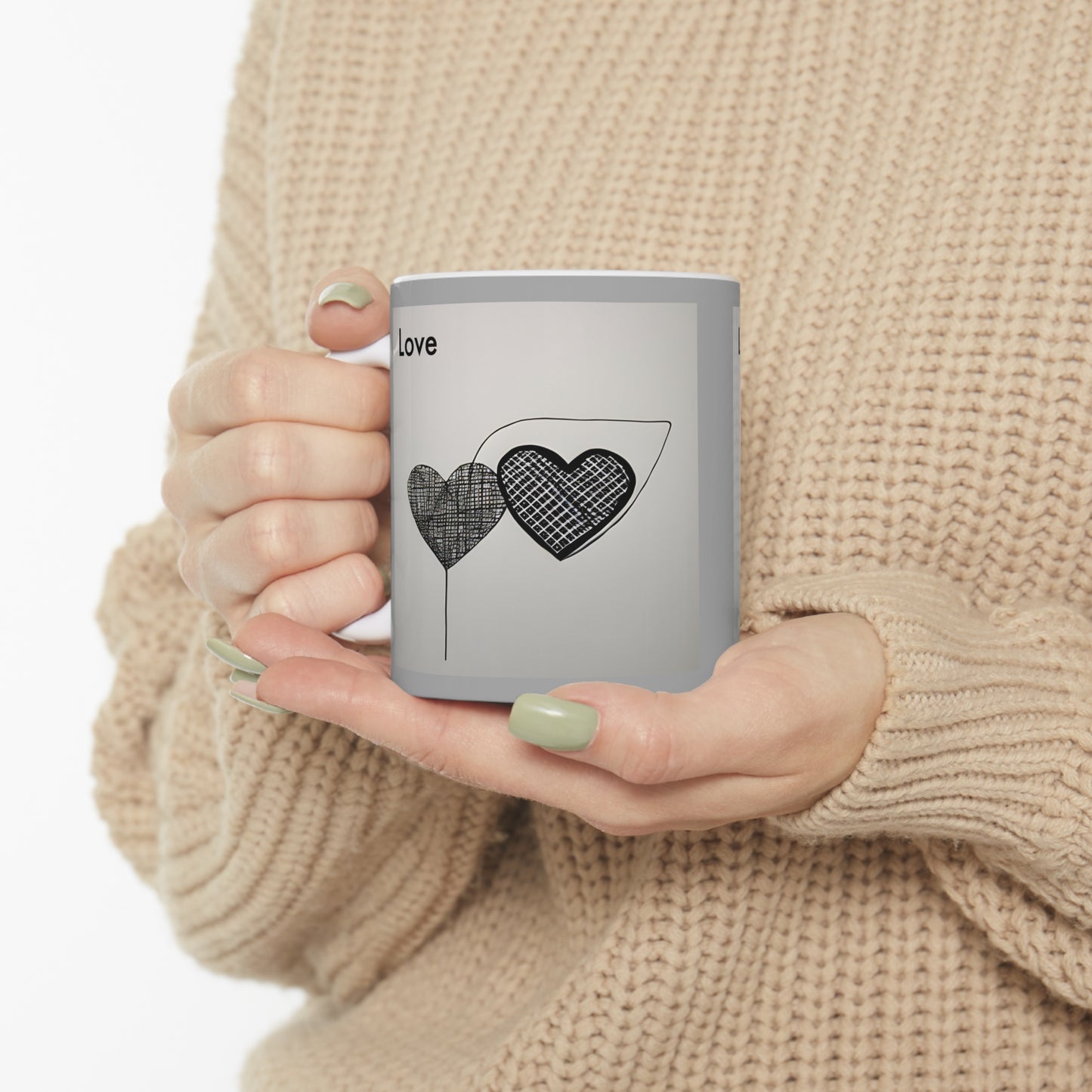 Love Connection: AI-Generated Ceramic Coffee Mug