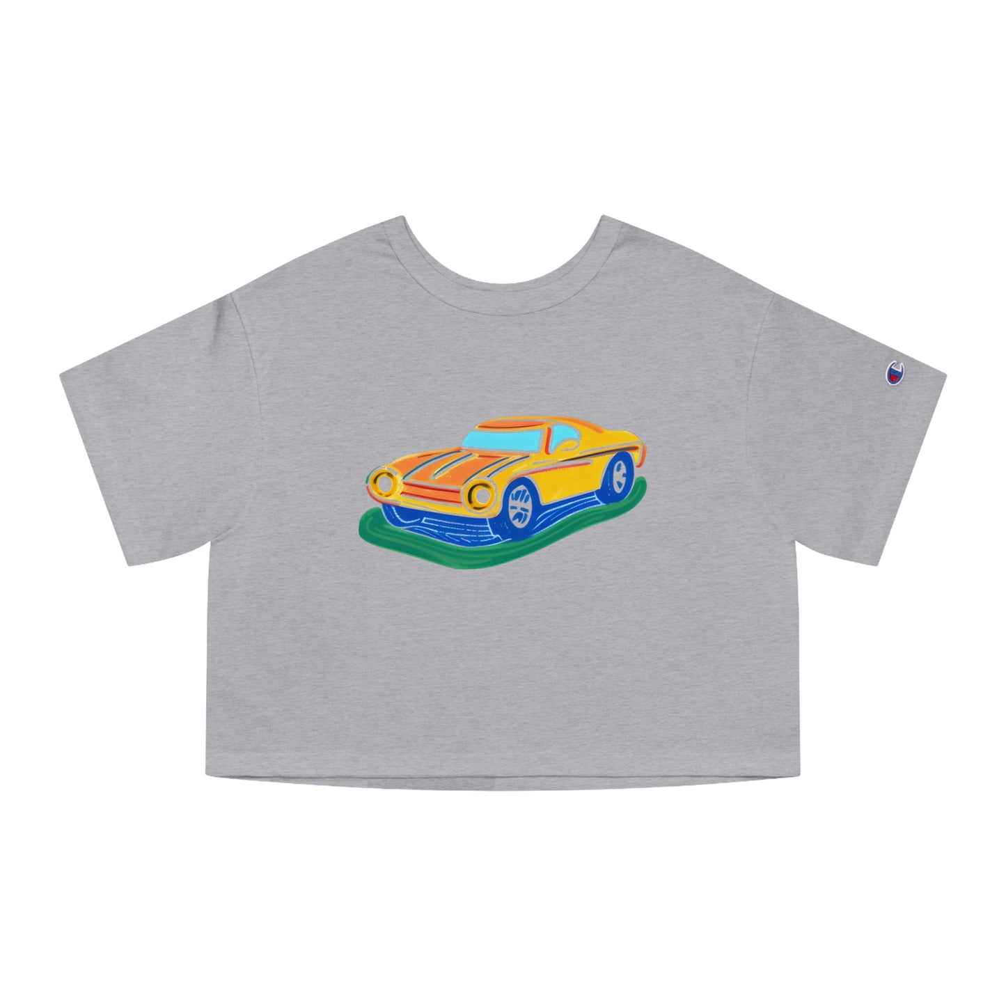 Love for Retro Wheels - Women's Crop Tee