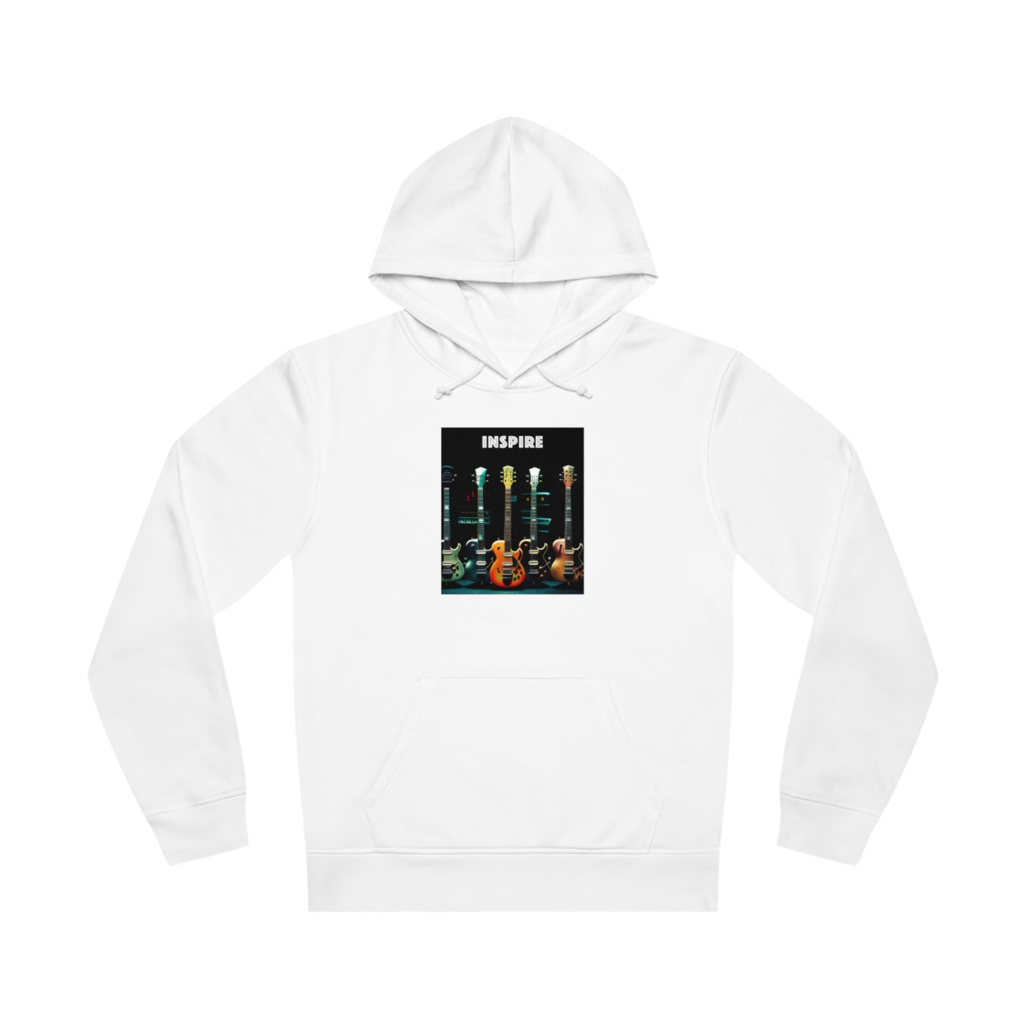 Guitar Serenade: Unisex Inspire Drummer Hoodie