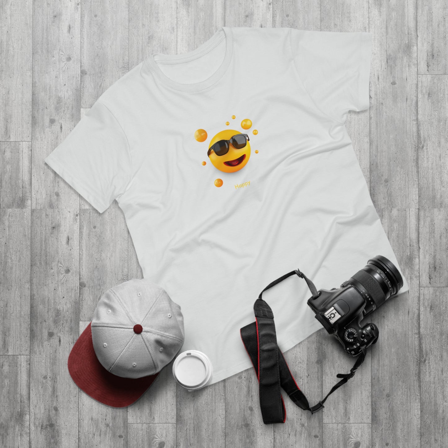 Radiate Positivity: Men's Happy Face Tee