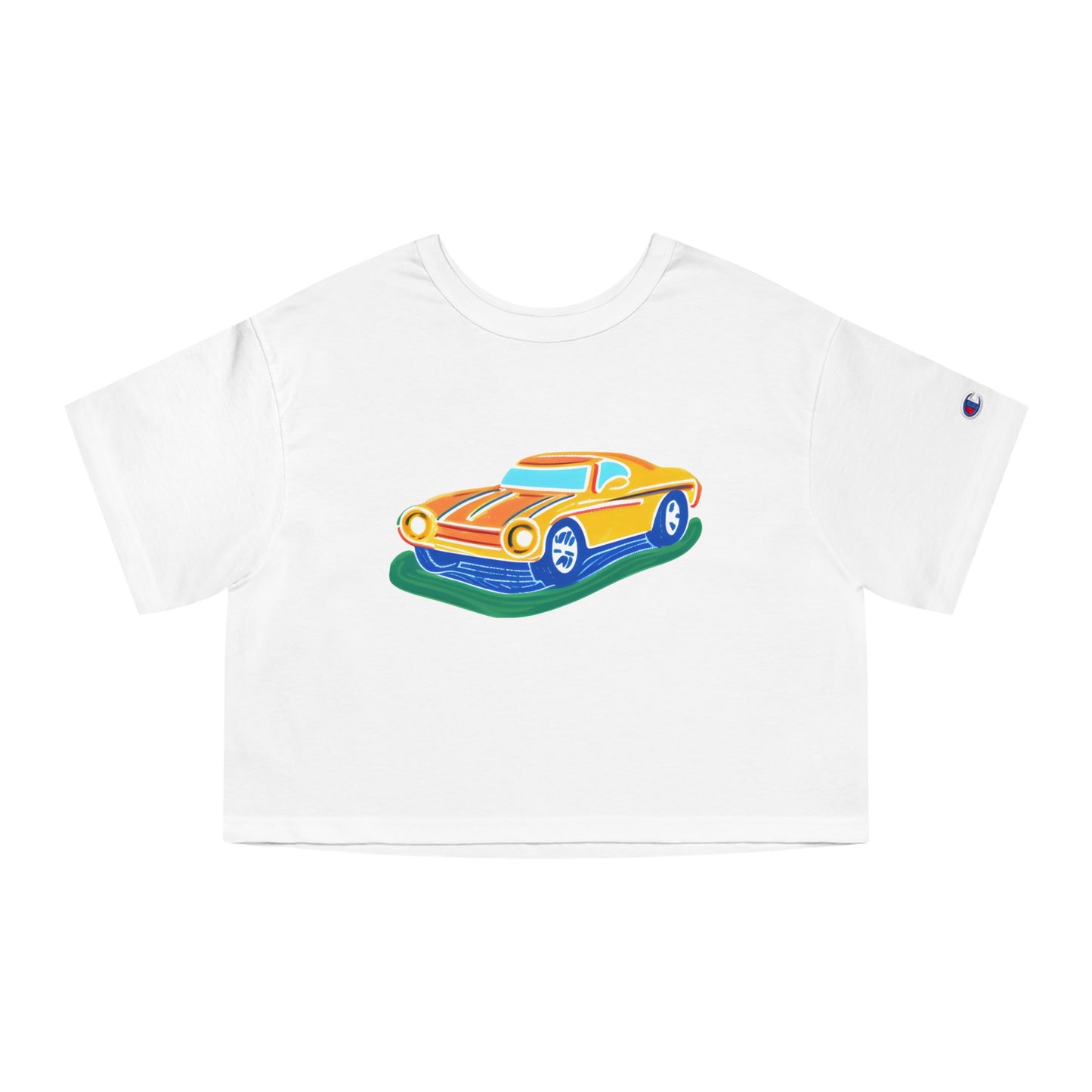 Love for Retro Wheels - Women's Crop Tee